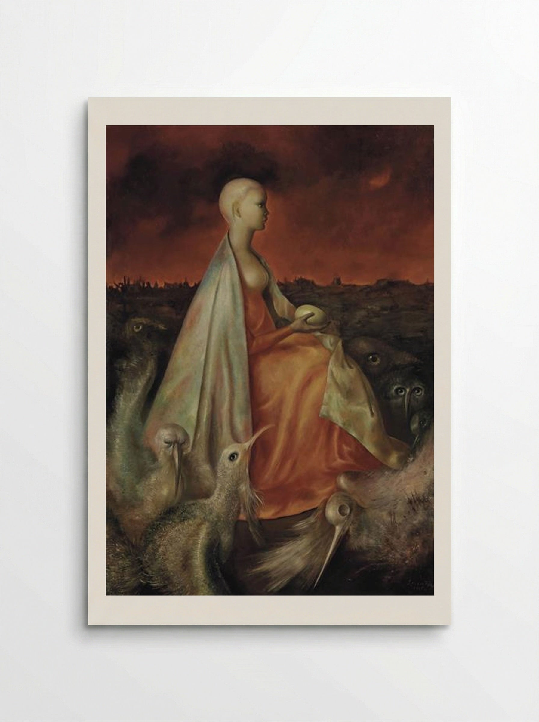 La Gardienne des Phénix - Leonor Fini - Poster