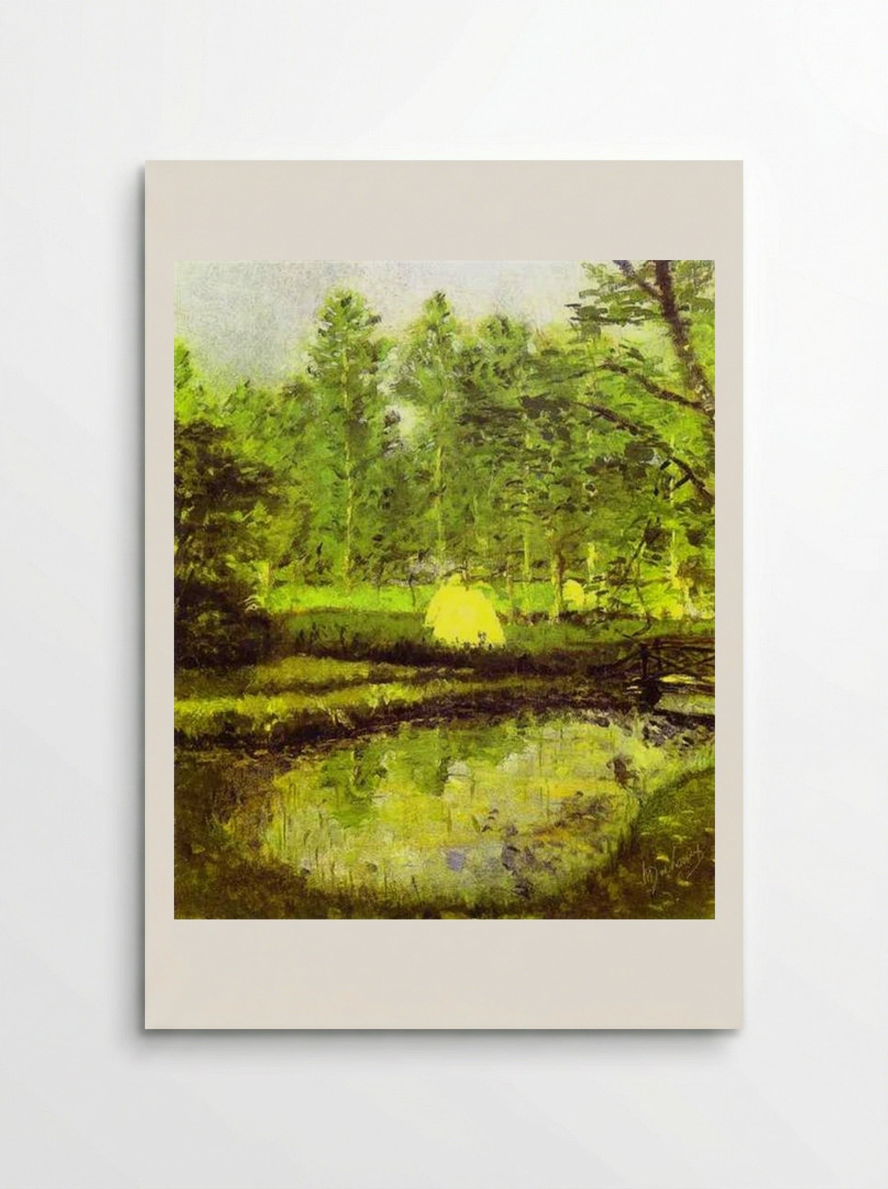 Landscape at Blainville - Marcel Duchamp - Poster