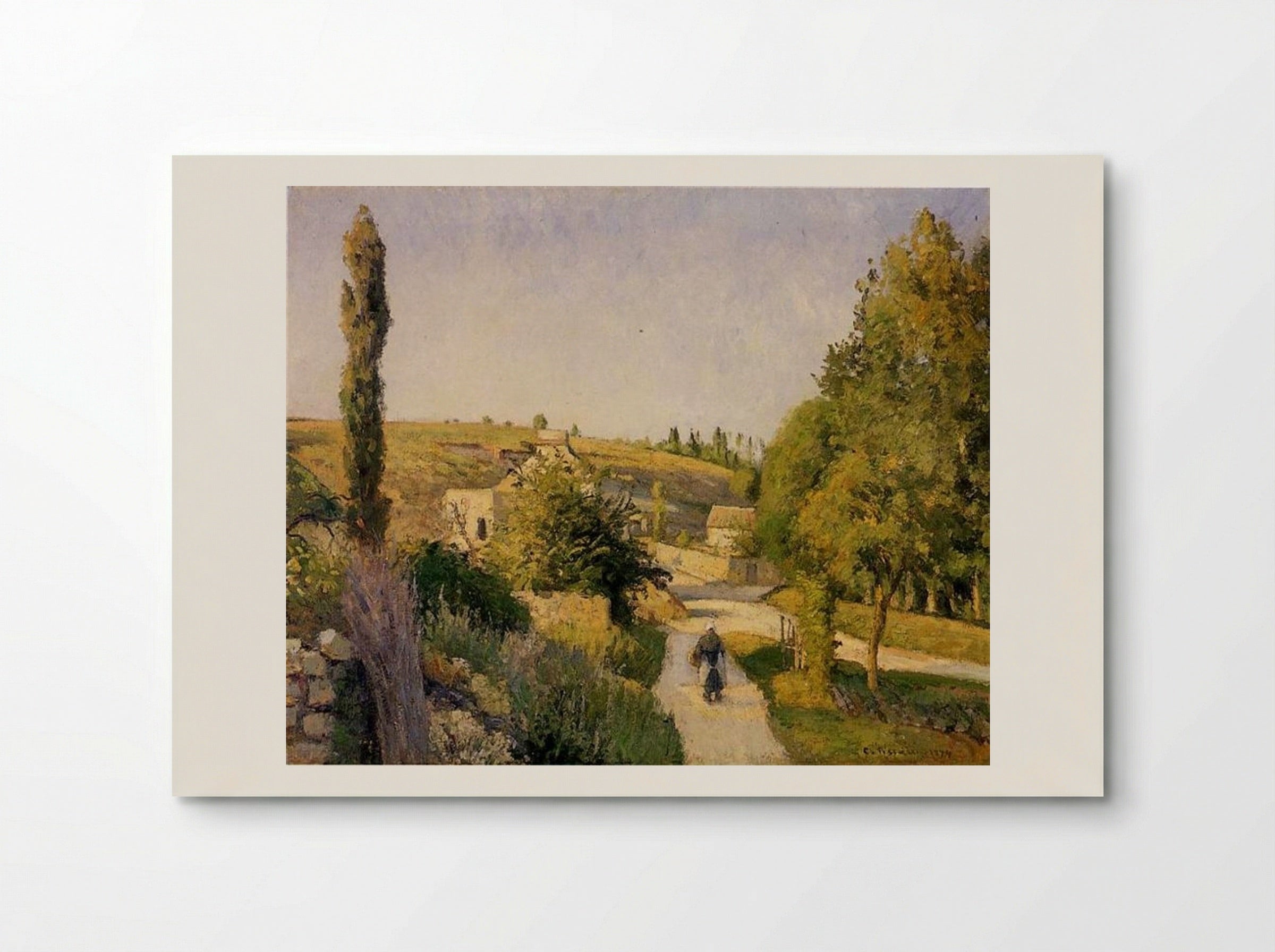 Landscape at l'Hermitage, Pontoise - Camille Pissarro - Poster
