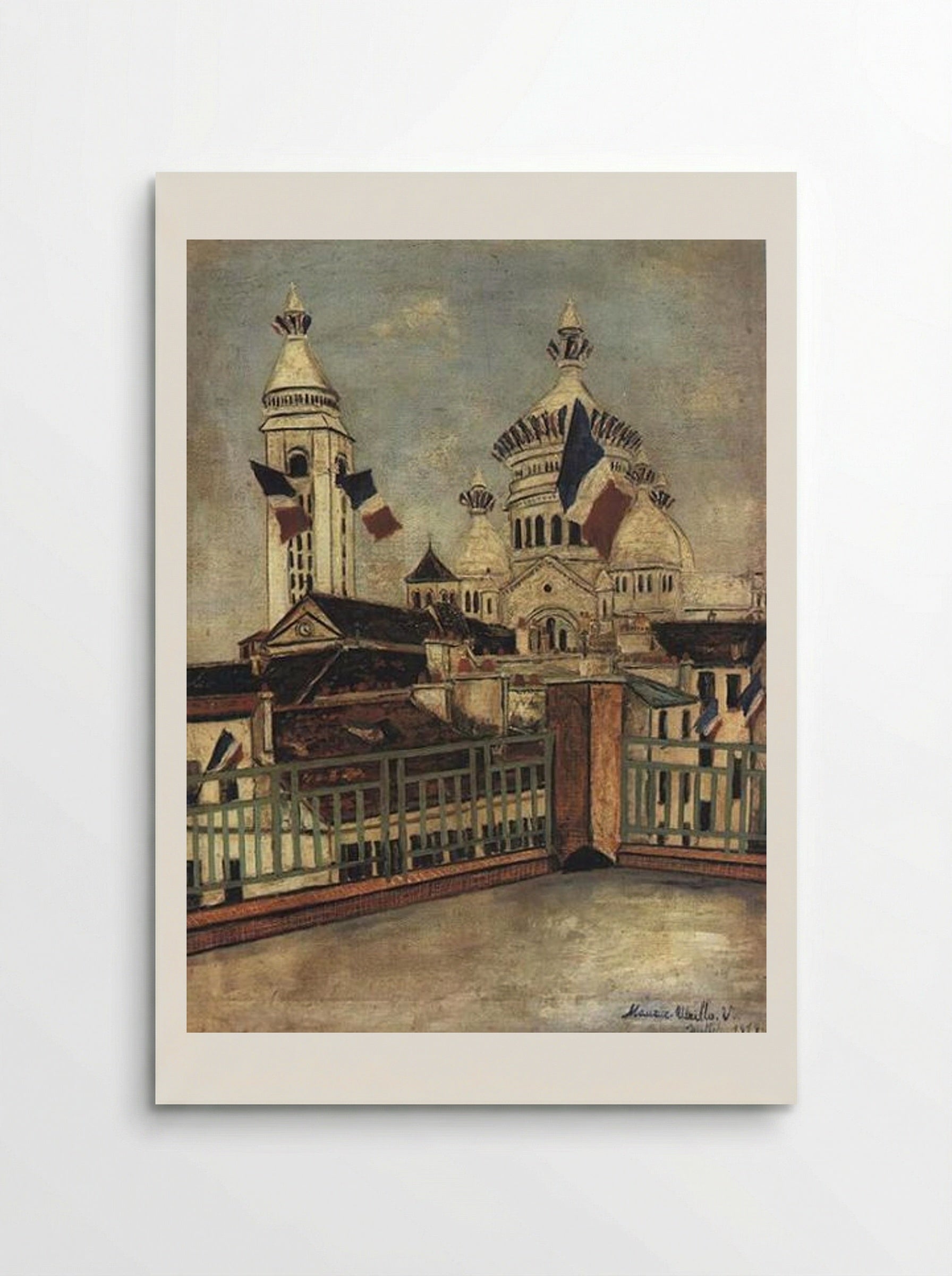 Le Sacré-Cœur de Montmartre - Maurice Utrillo - Poster