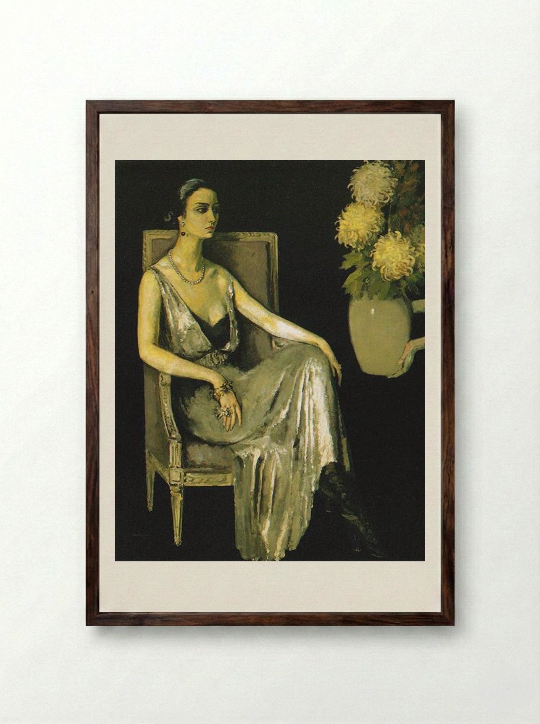 Le Sphinx - Kees van Dongen - Framed Print Dark Wood