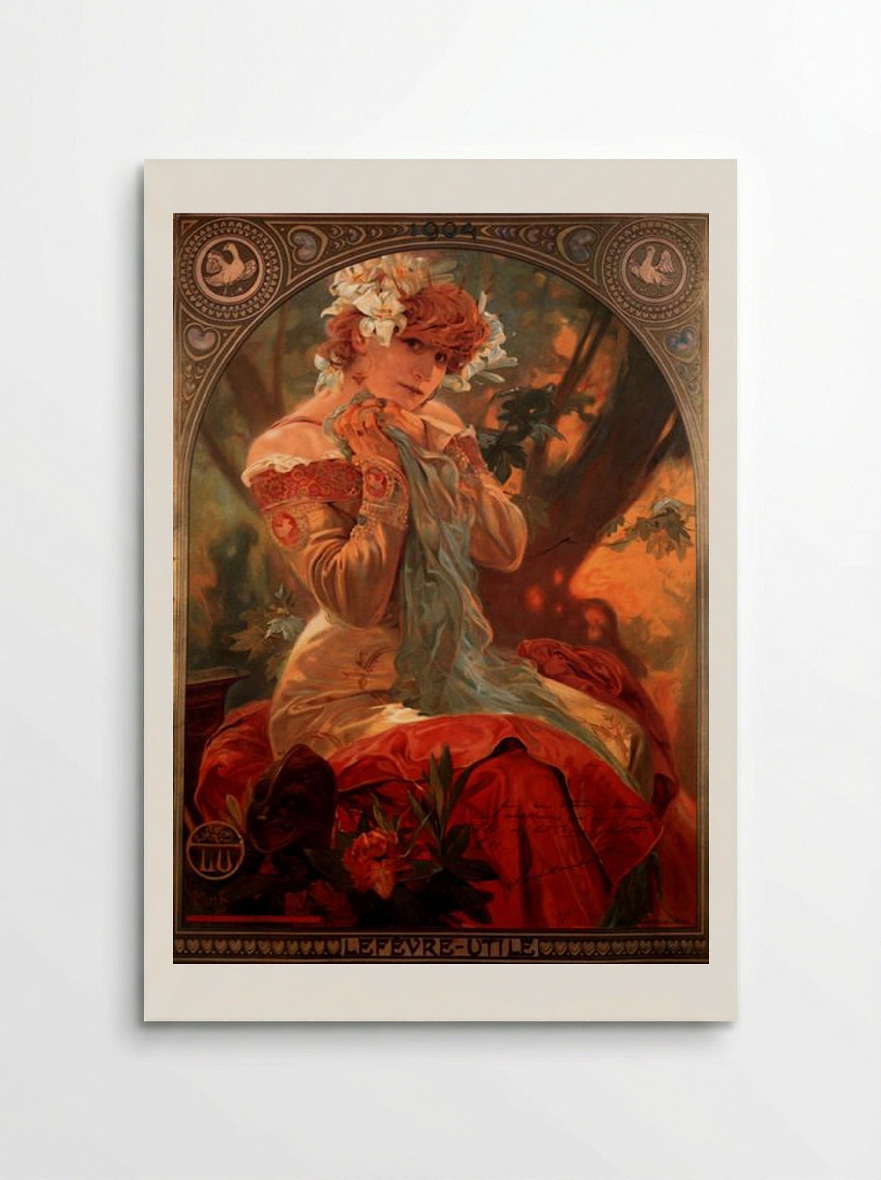 Lefevre-Utile - Alphonse Mucha - Poster