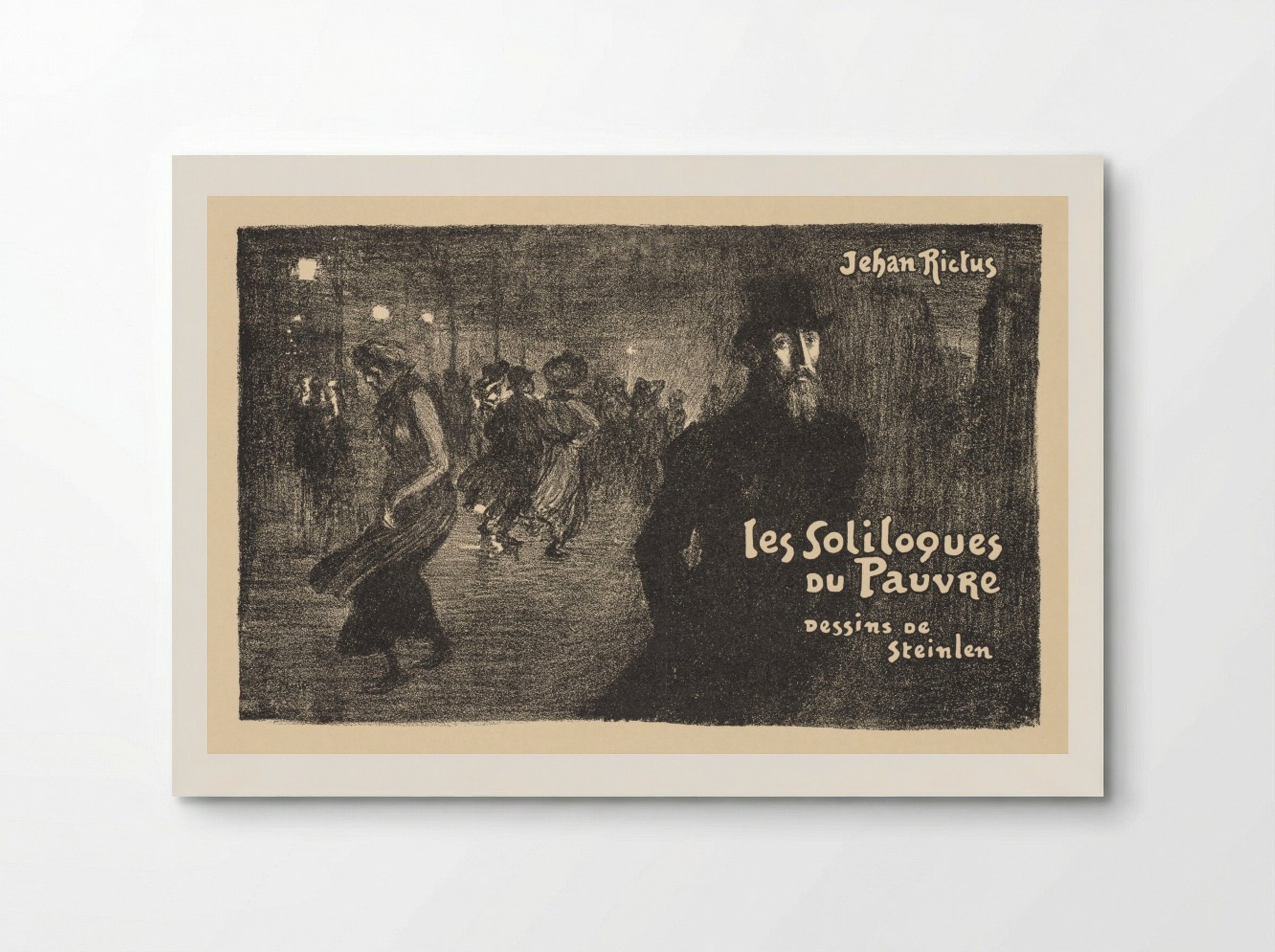 Les Soliloques du Pauvre - Théophile Alexandre Steinlen - Poster