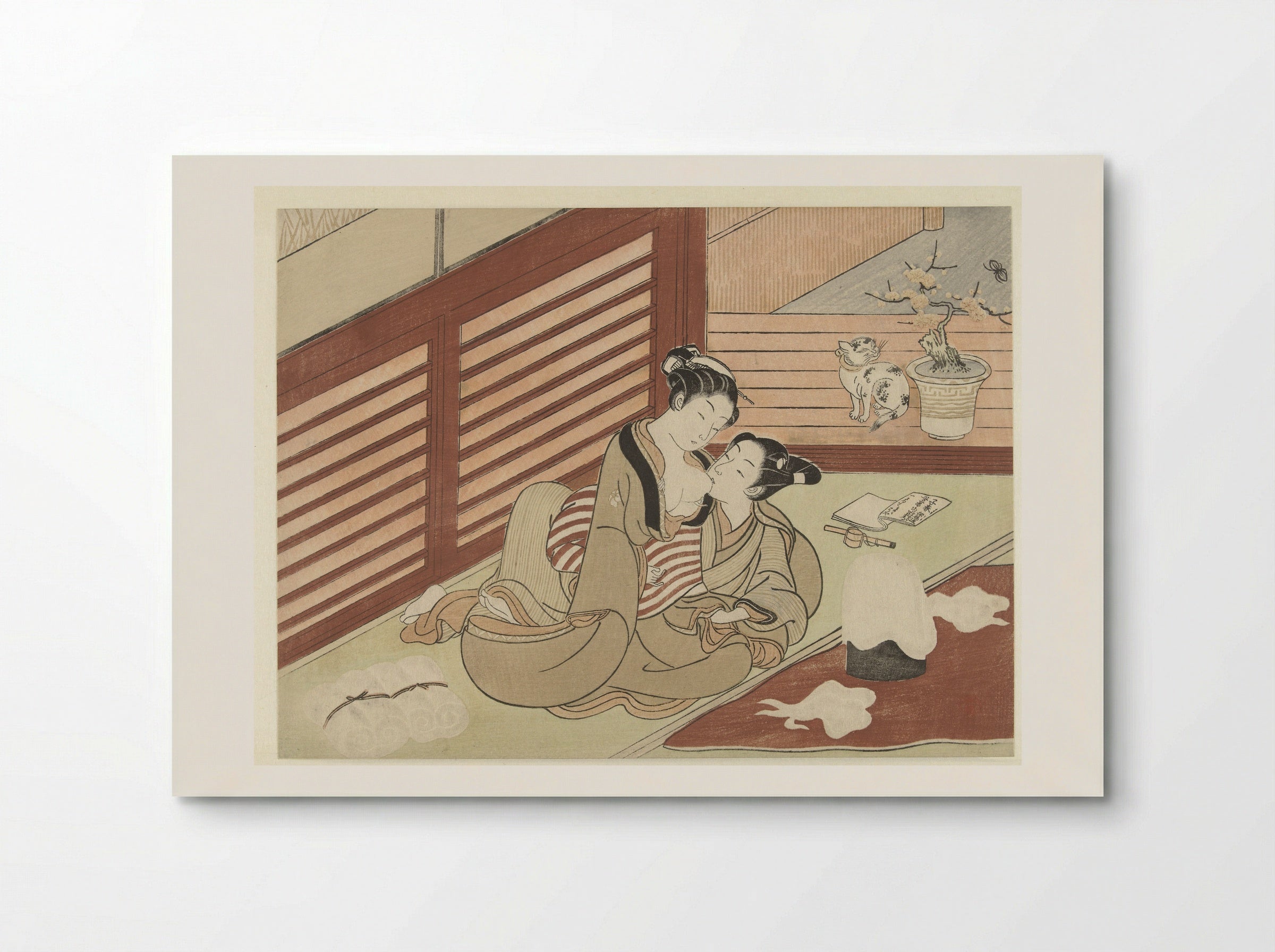 Liefdespaar - Suzuki Harunobu - Poster