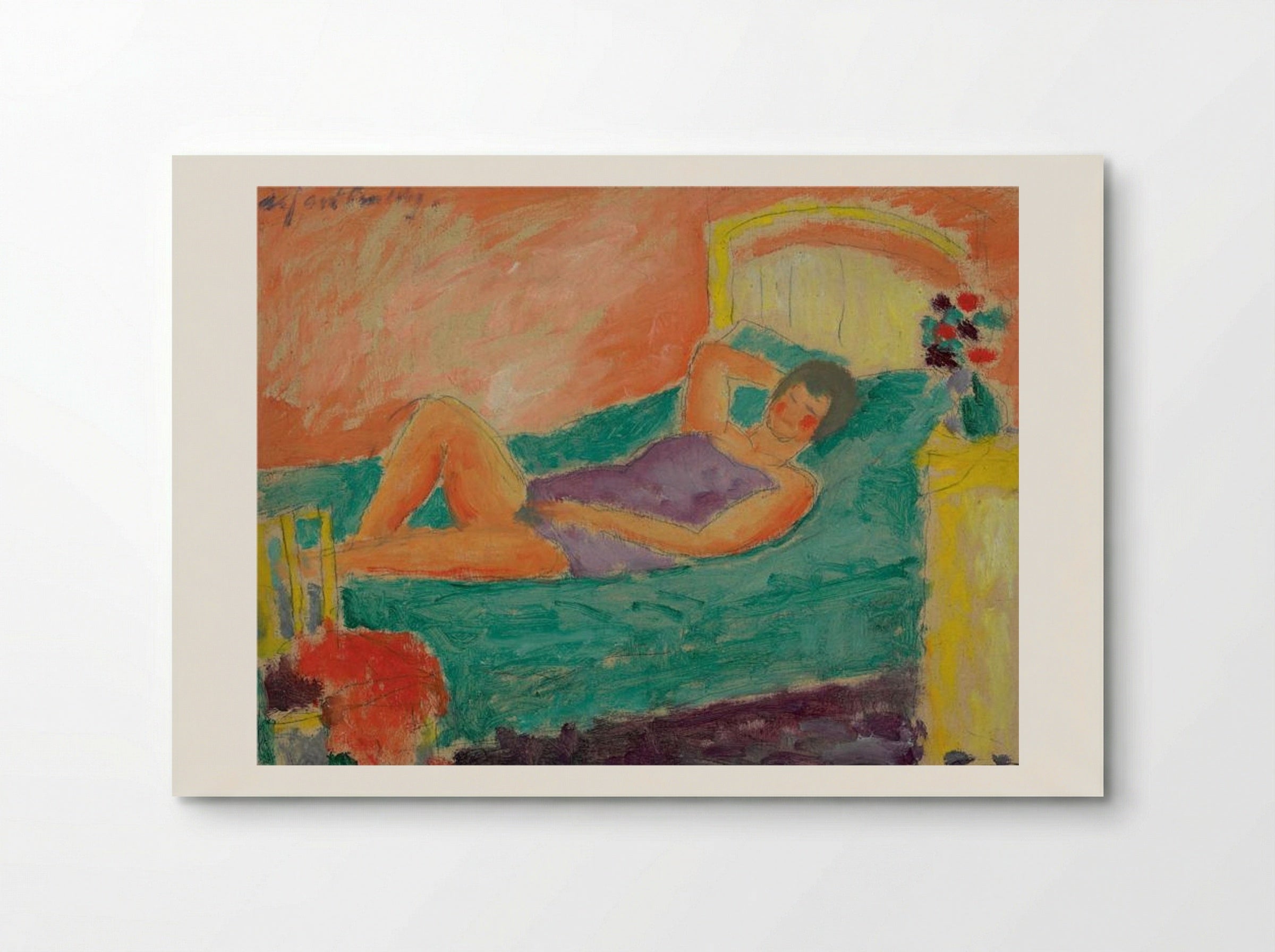 Liegendes Mädchen - Alexej von Jawlensky - Poster