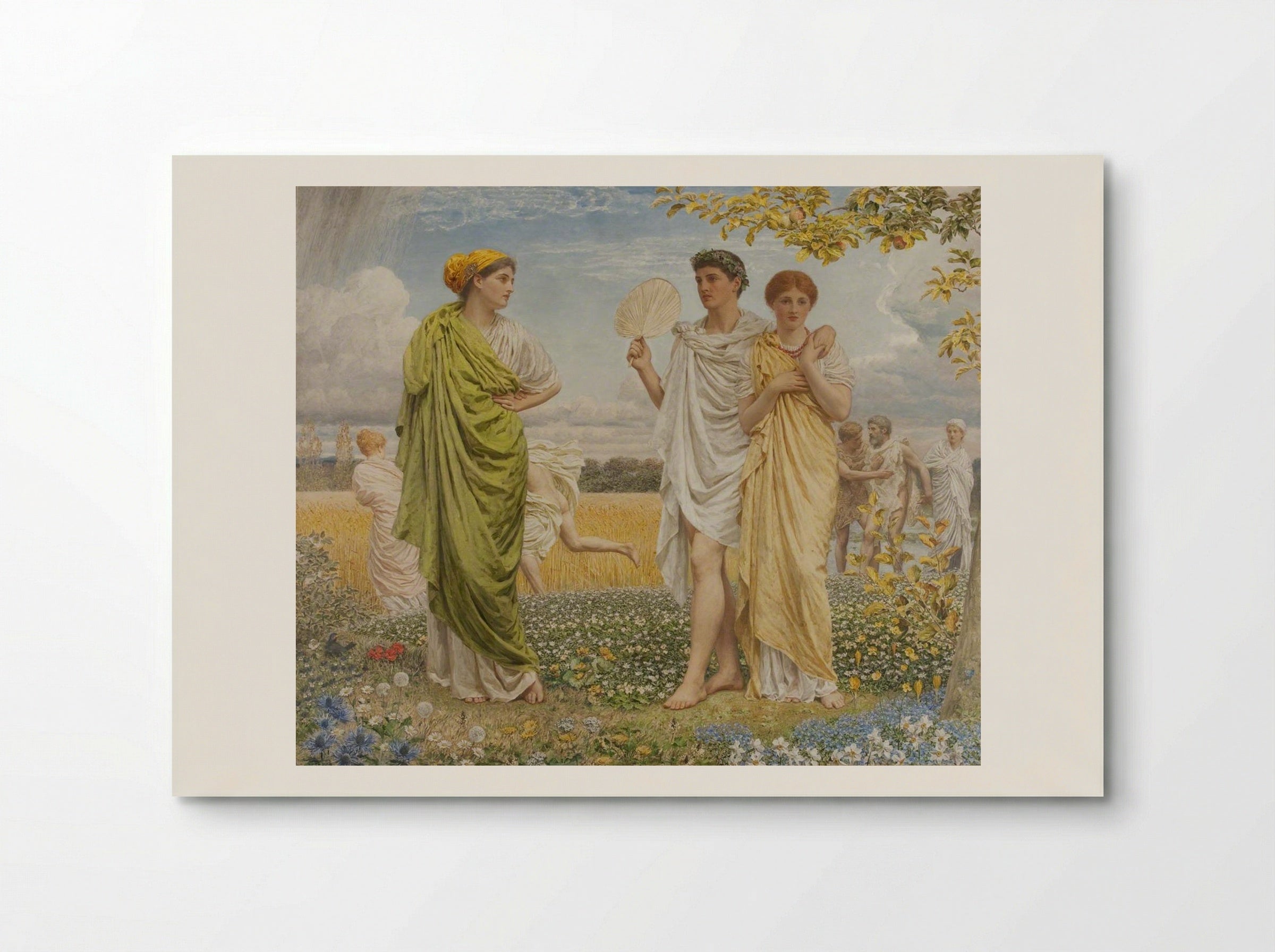 Loves of the Wind and the Seasons - Albert Joseph Moore - Poster