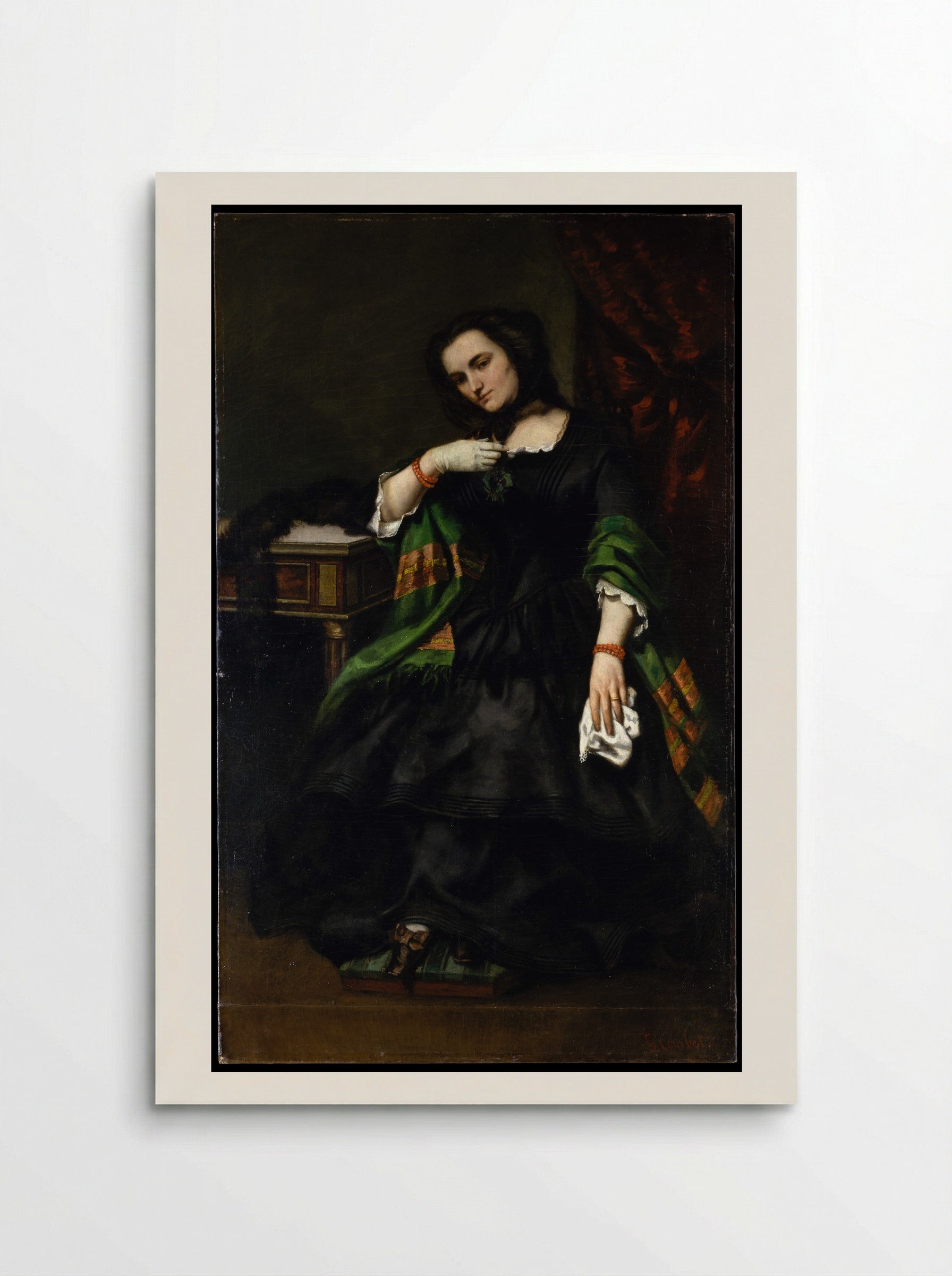 Madame Auguste Cuoq (Mathilde Desportes) - Gustave Courbet - Poster