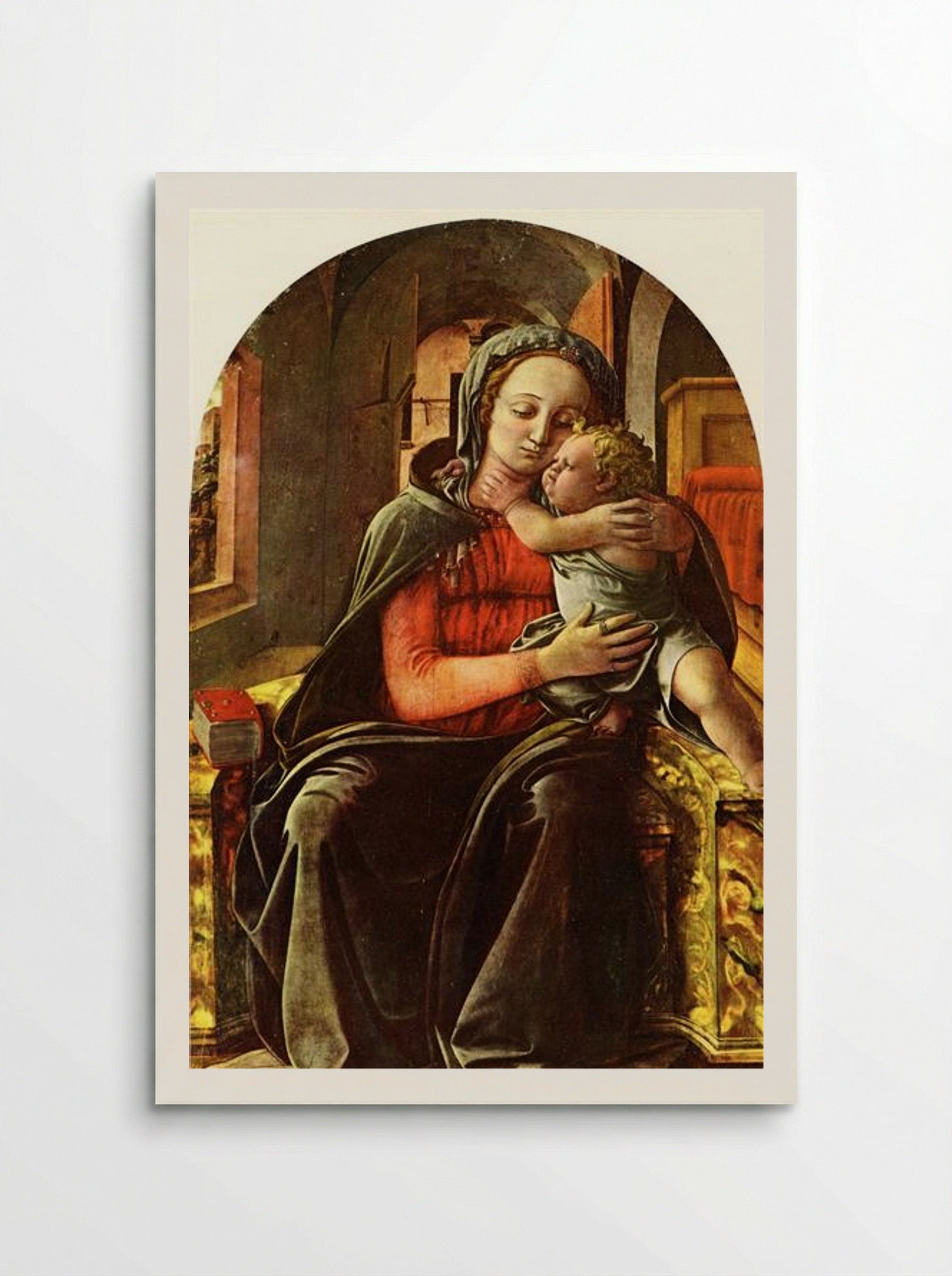 Madonna Enthroned - Filippo Lippi - Poster