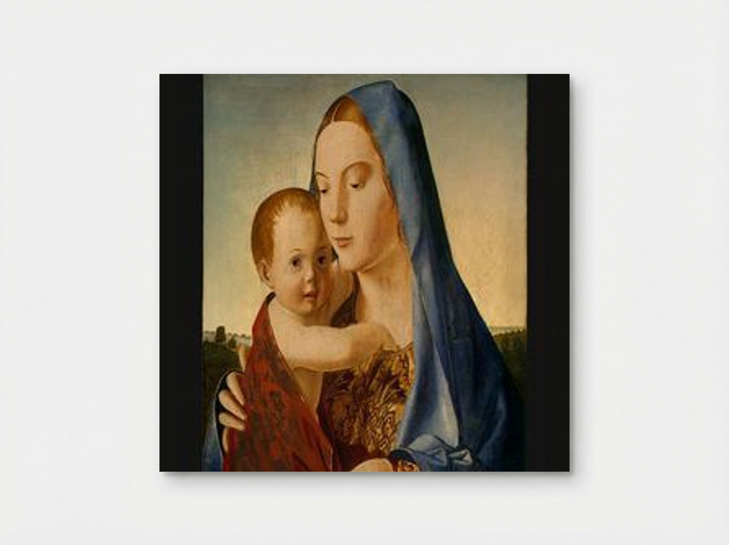 Madonna and Child - Antonello da Messina - Poster