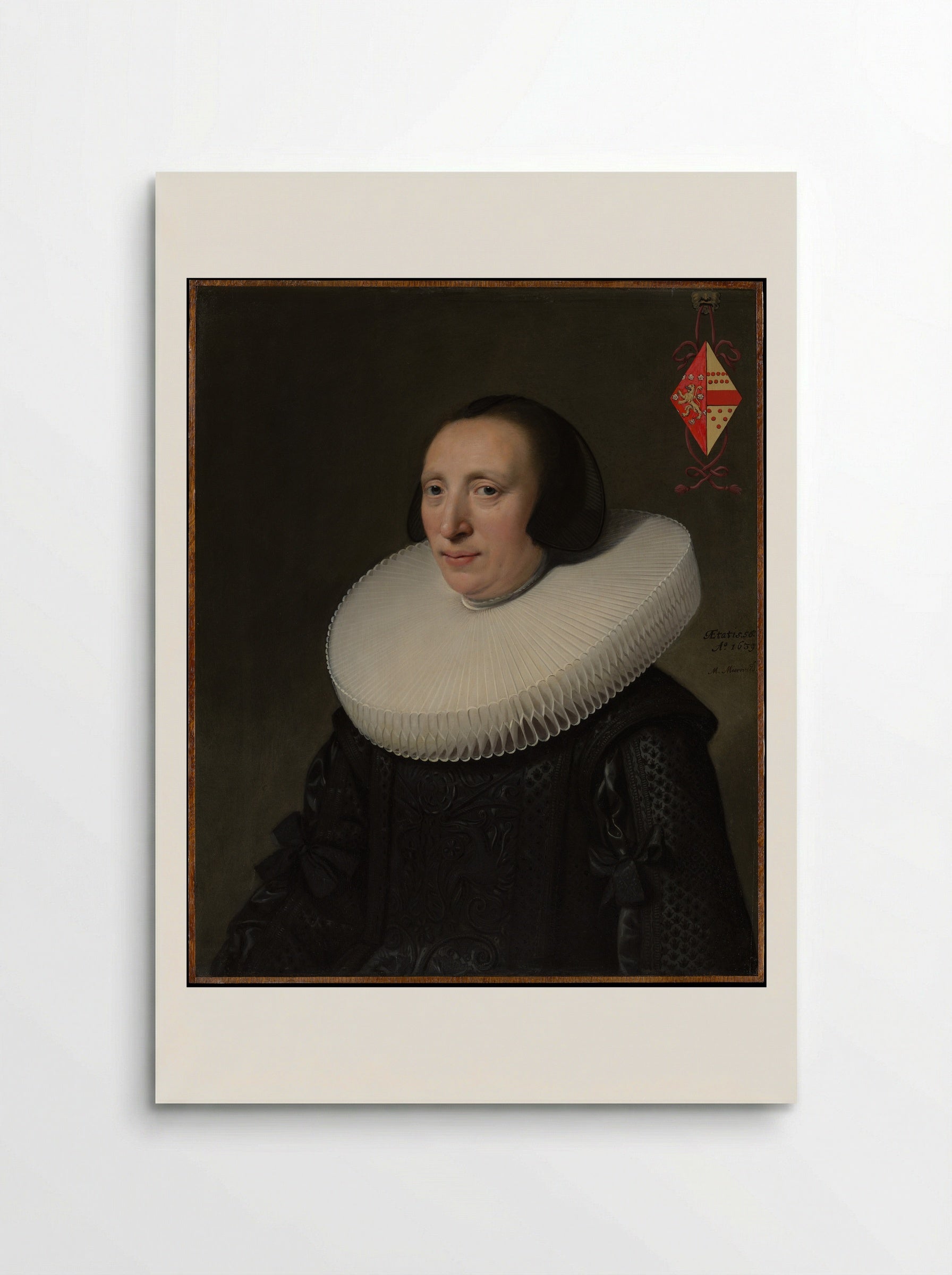 Margaretha van Clootwijk (born about 1580/81, died 1662) - Michiel Jansz. van Mierevelt - Poster