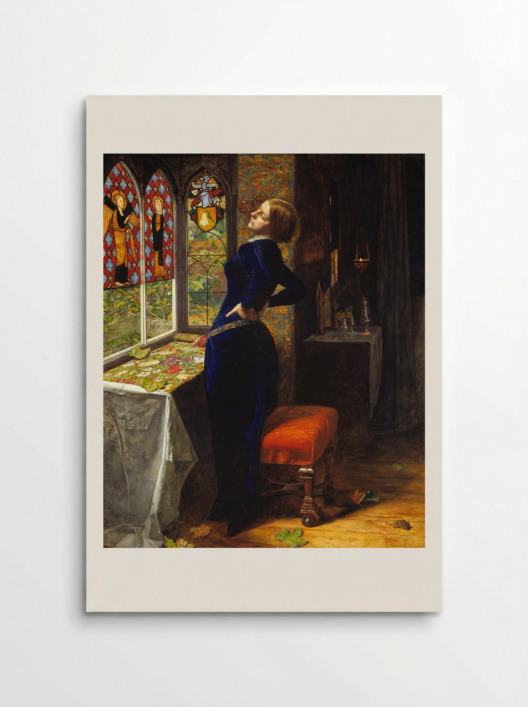 Mariana - John Everett Millais - Poster