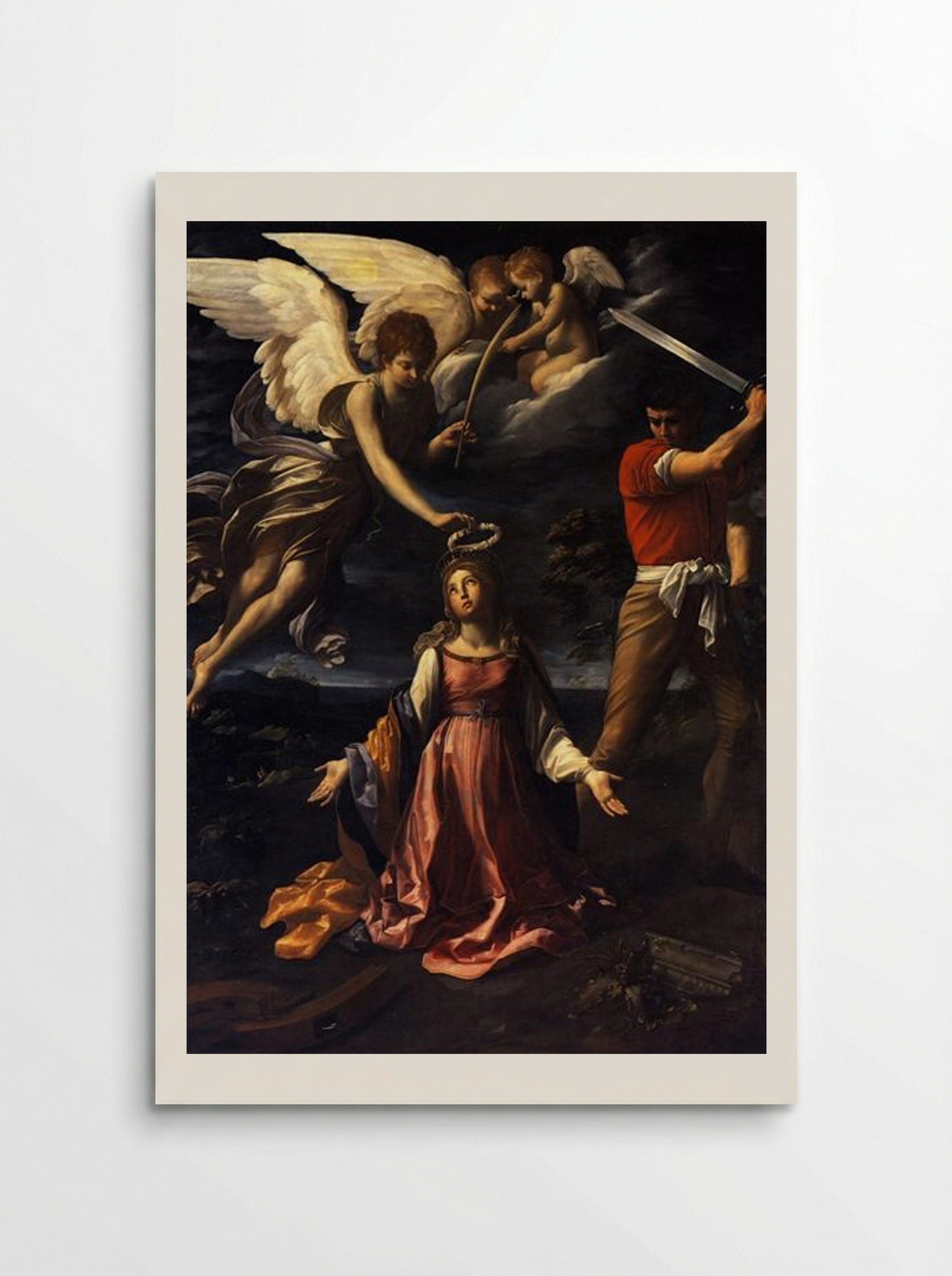 Martyrdom of Saint Catherine of Alexandria - Guido Reni - Poster
