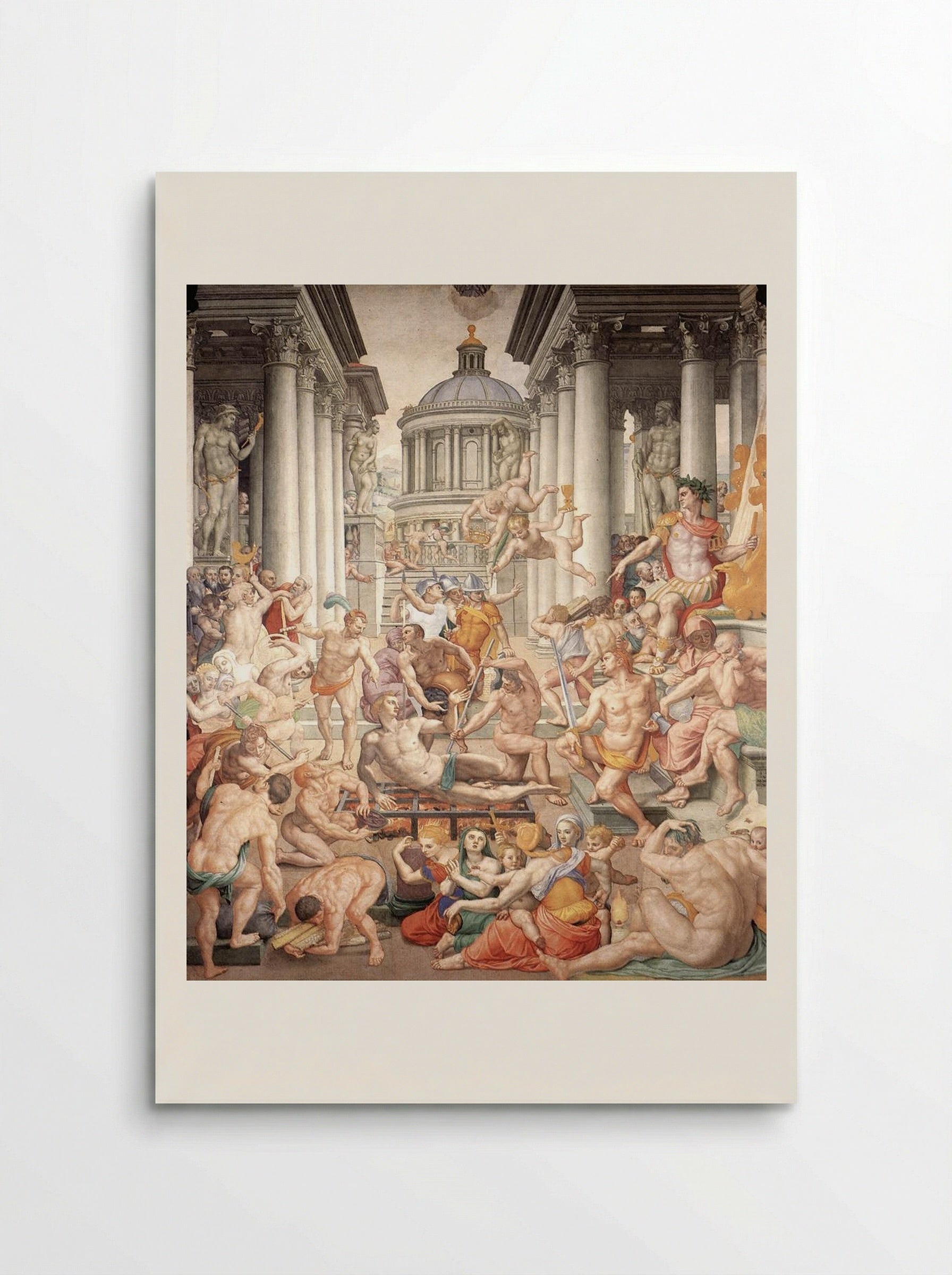 Martyrdom of St. Lawrence - Agnolo Bronzino - Poster