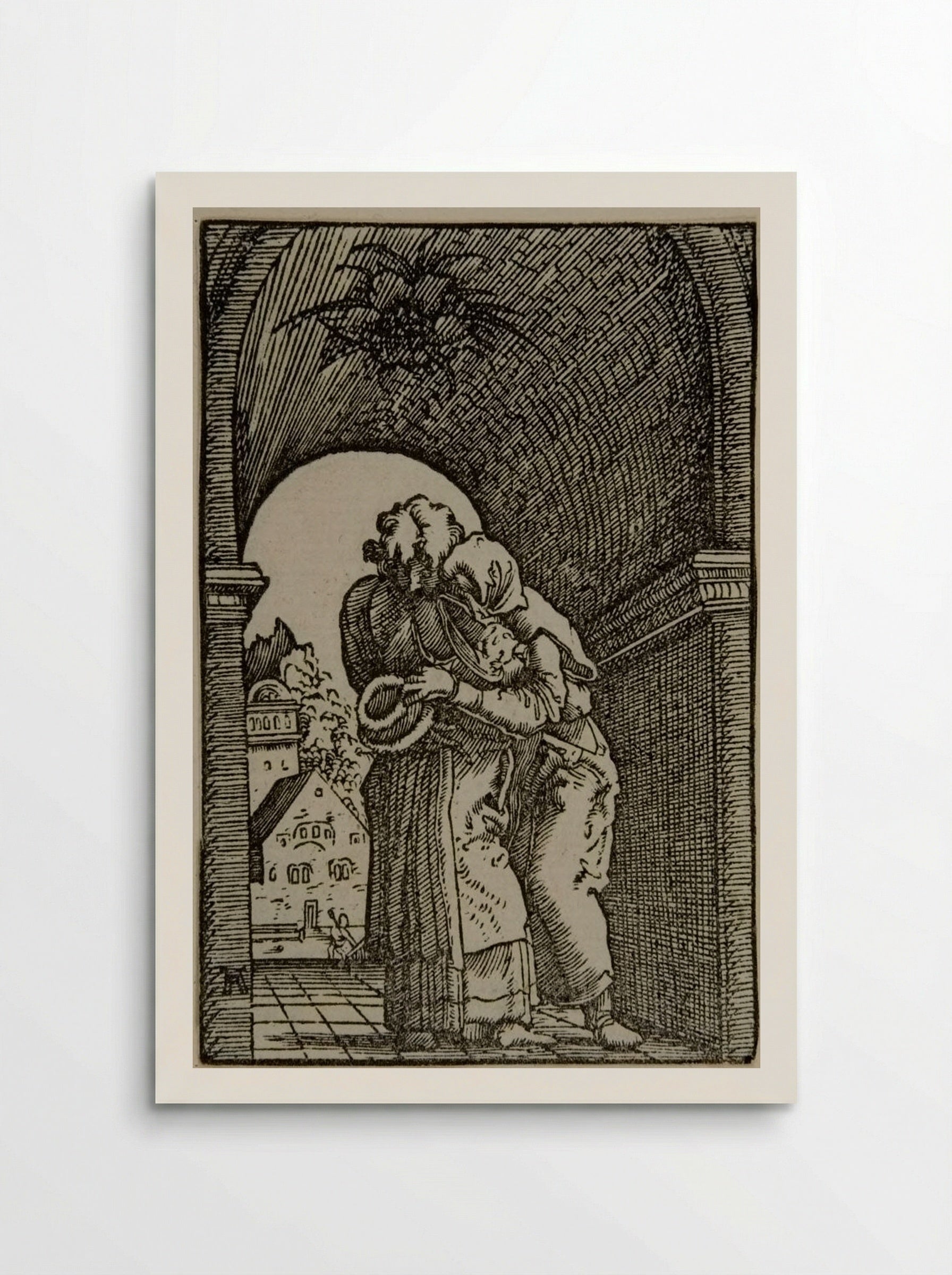 Meeting of Joachim and Anna at the Golden Gate - Albrecht Altdorfer - Poster