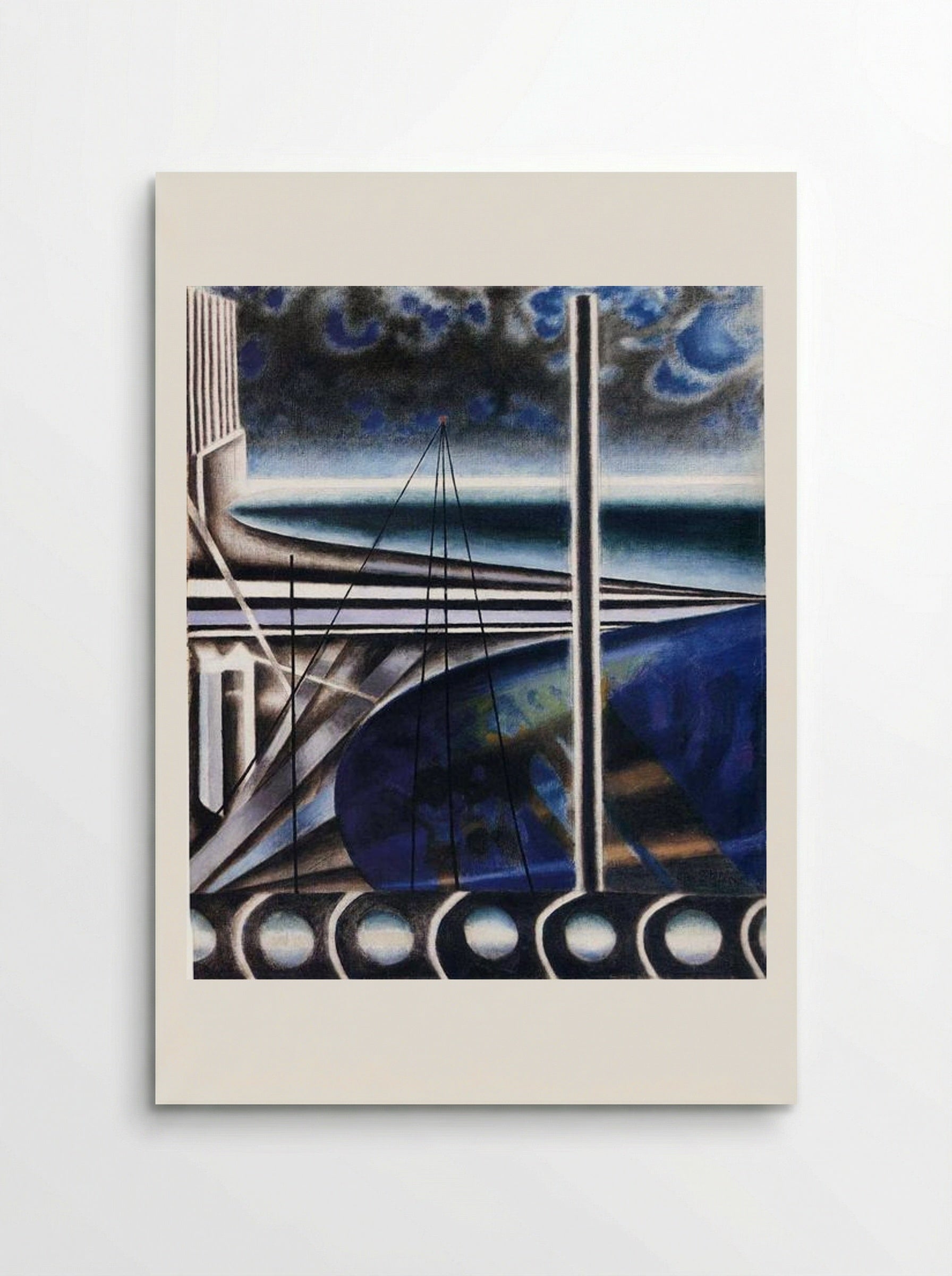 Metropolitan Port - Joseph Stella - Poster