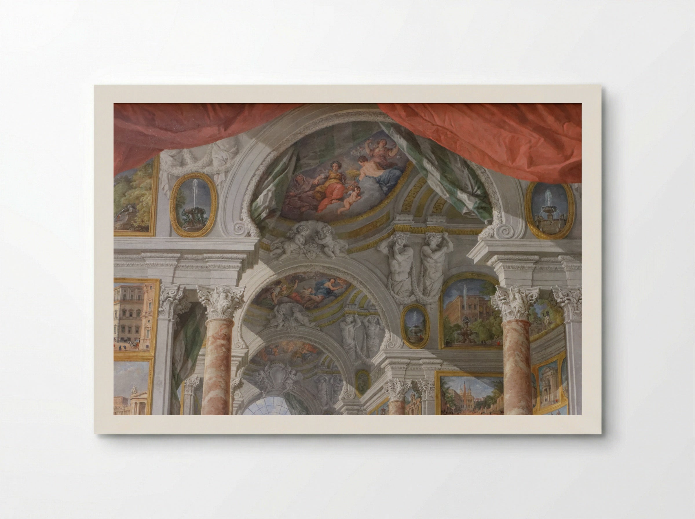 Modern Rome - Giovanni Paolo Panini - Poster