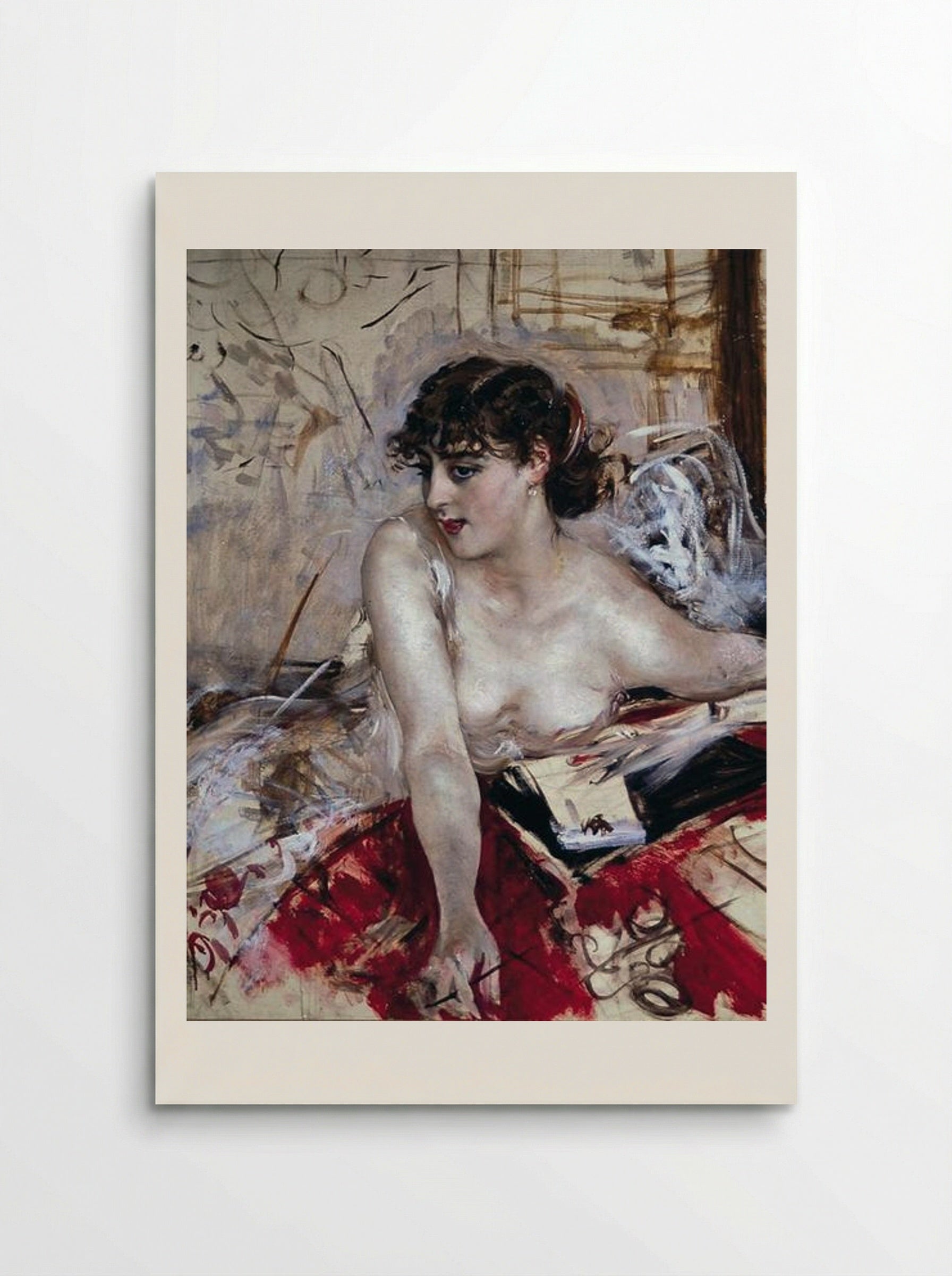 Morning Letter - Giovanni Boldini - Poster