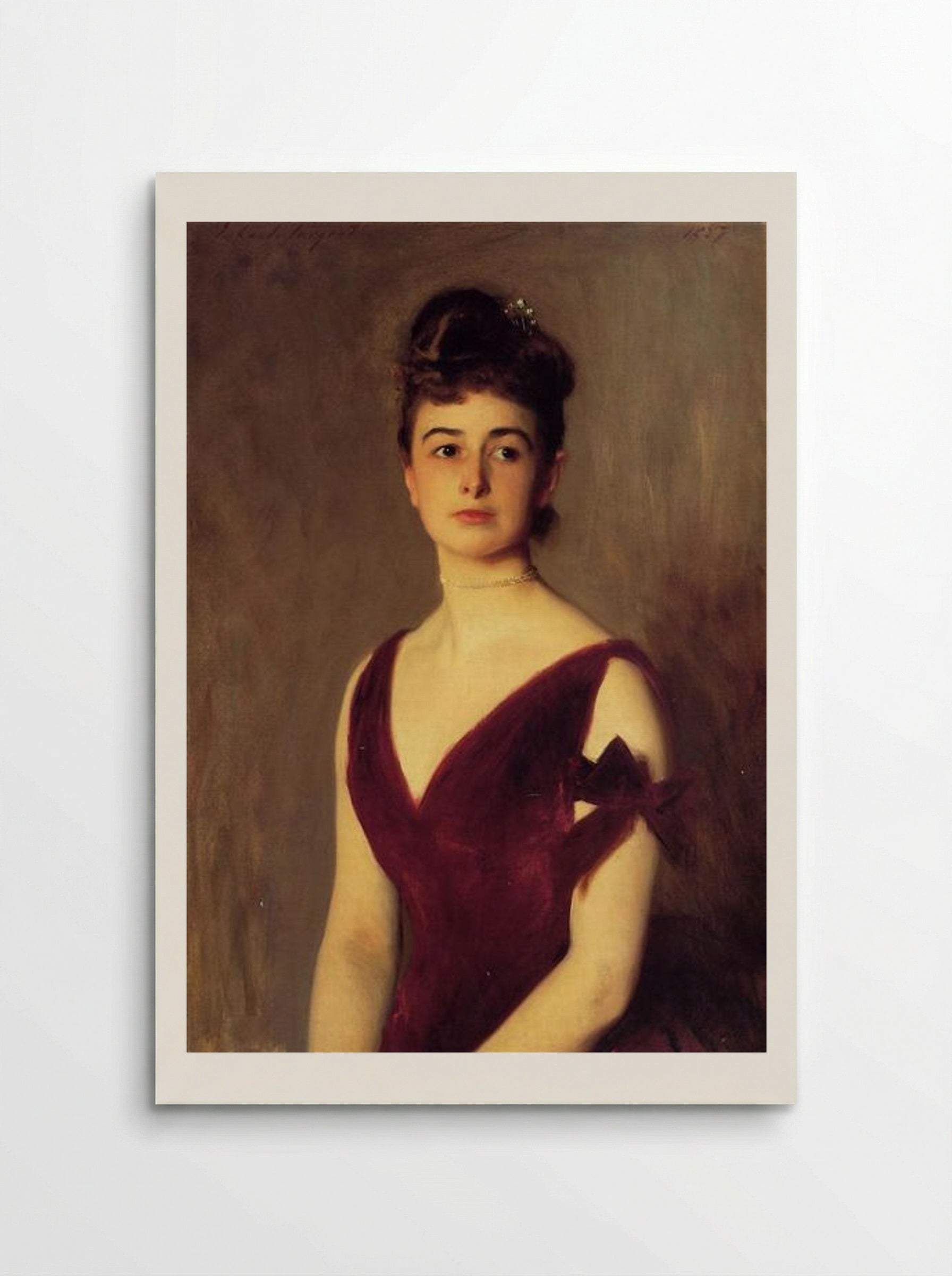 Mrs Charles E. Inches (Louise Pomeroy) - John Singer Sargent - Poster