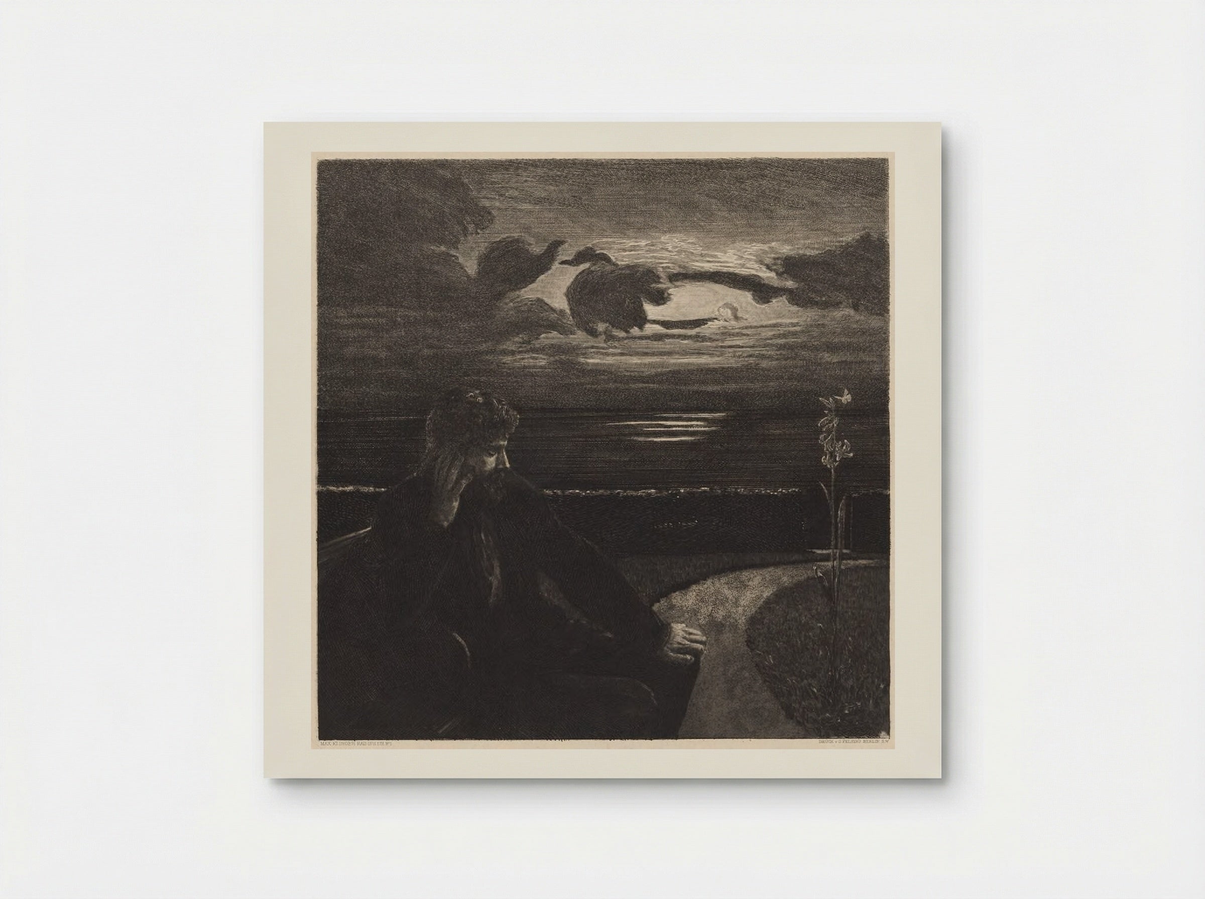 Night, from the portfolio On Death, Part One, Opus XI - Max Klinger - Poster