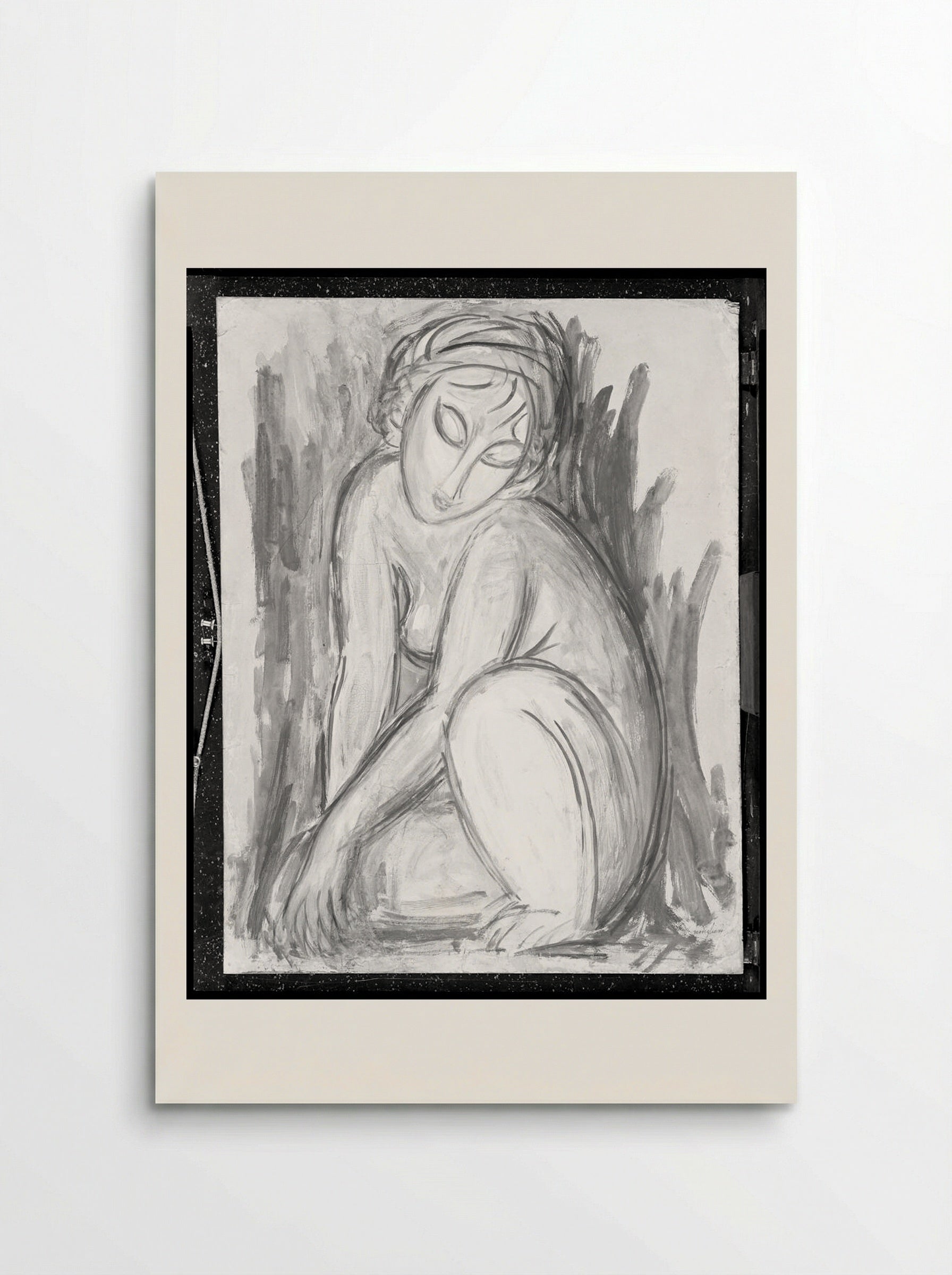Nu Accroupi - Amedeo Modigliani - Poster