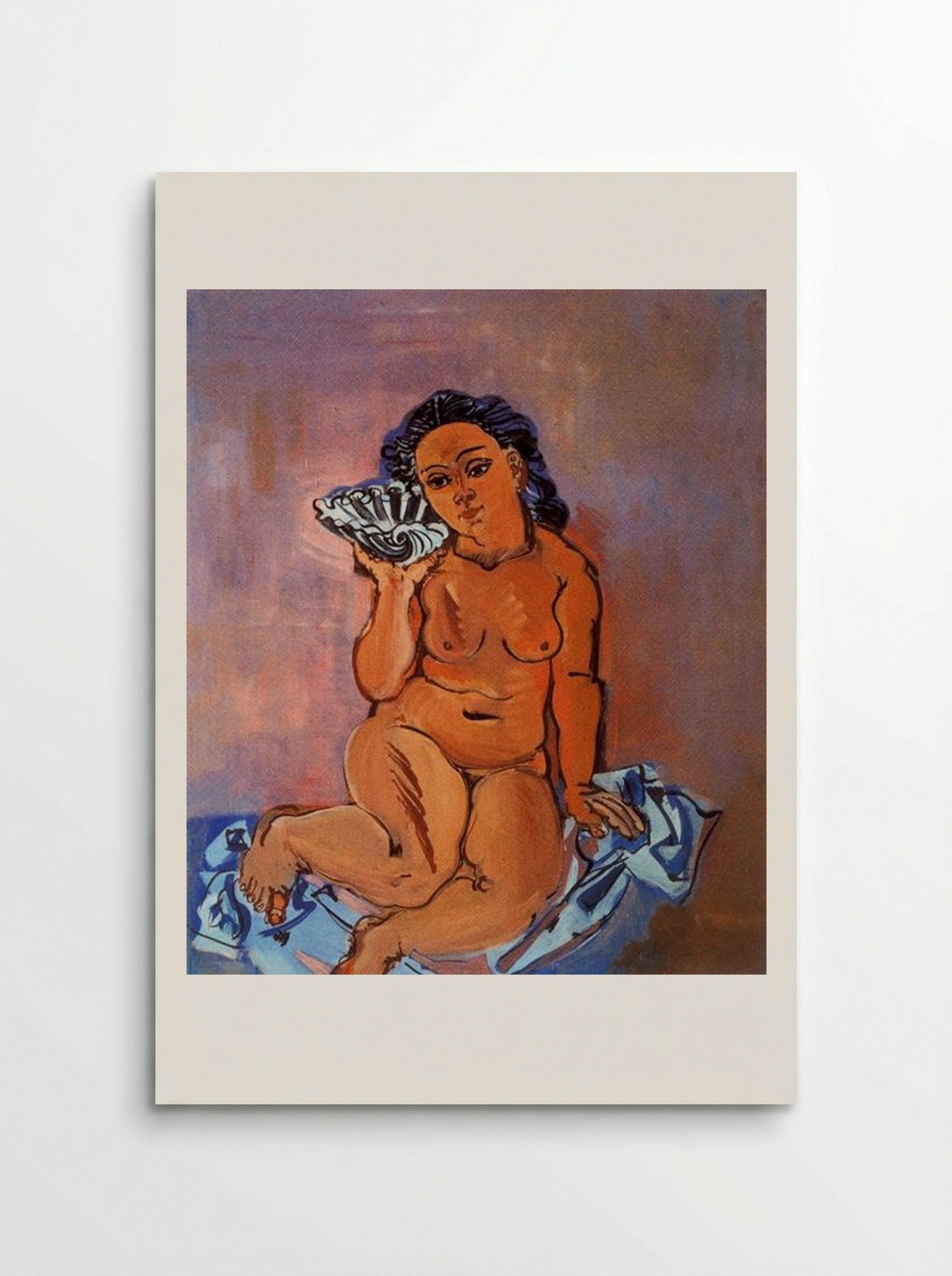 Nude with Seashell - Raoul Dufy - Poster