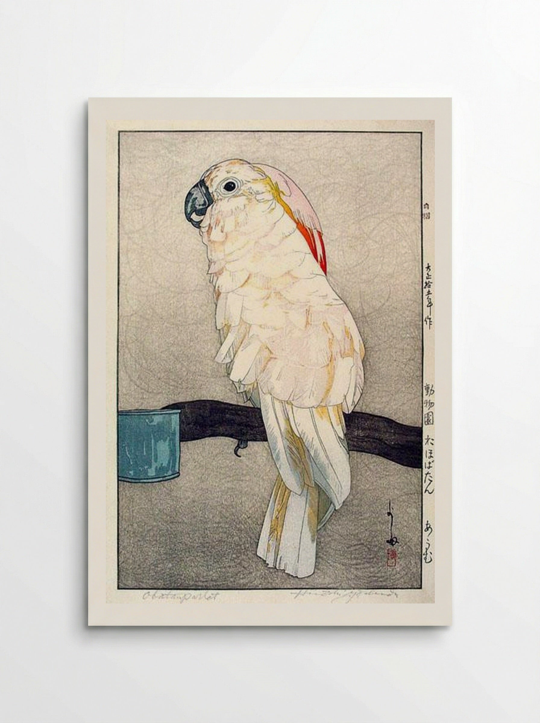 Obatan Parrot - Hiroshi Yoshida - Poster