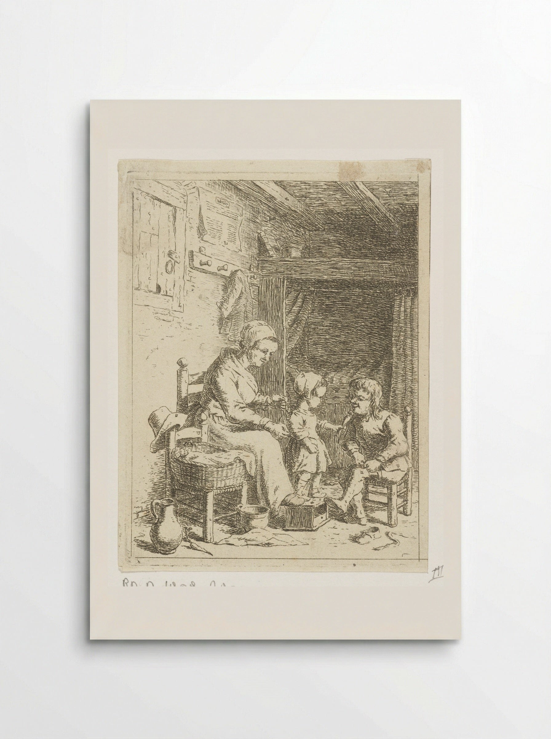 Ochtentoilet - Christina Chalon - Poster