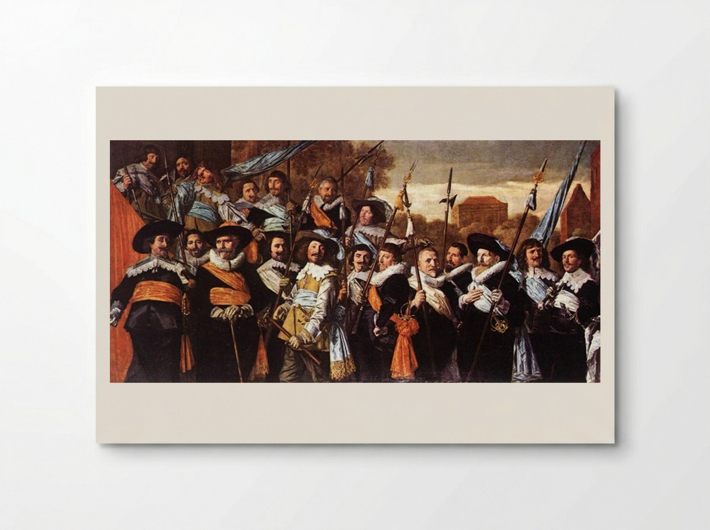 Officers and Sergeants of the St. Hadrian Civic Guard - Frans Hals - Poster