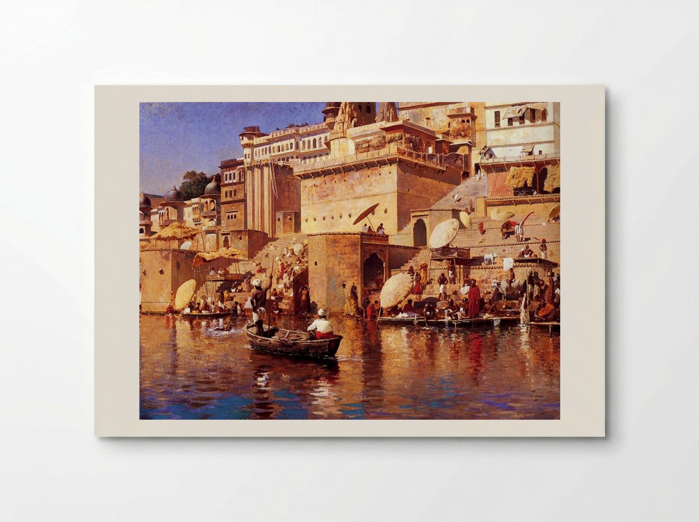 On The River Benares - Edwin Lord Weeks - Poster