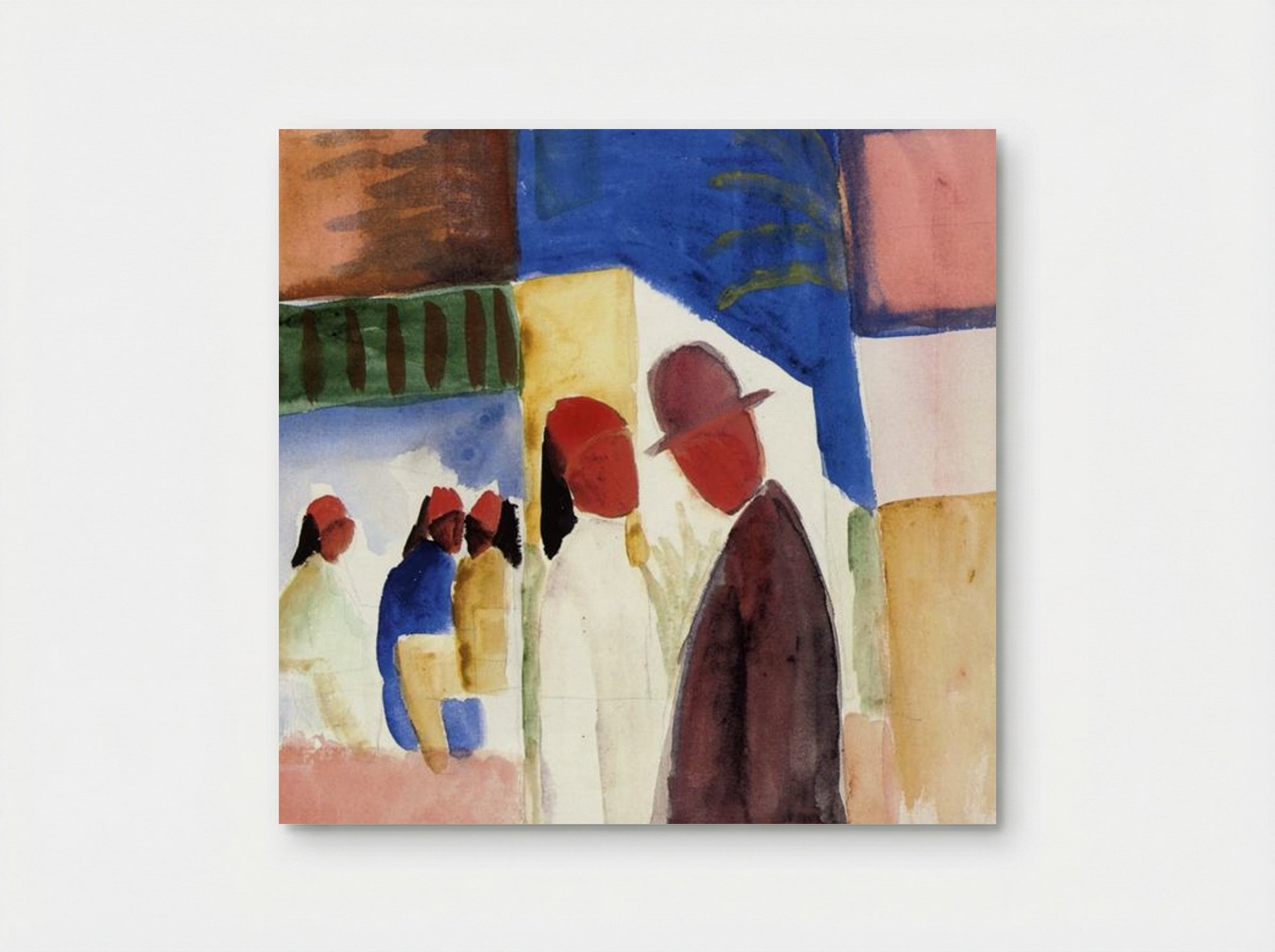 On the Street - August Macke - Poster