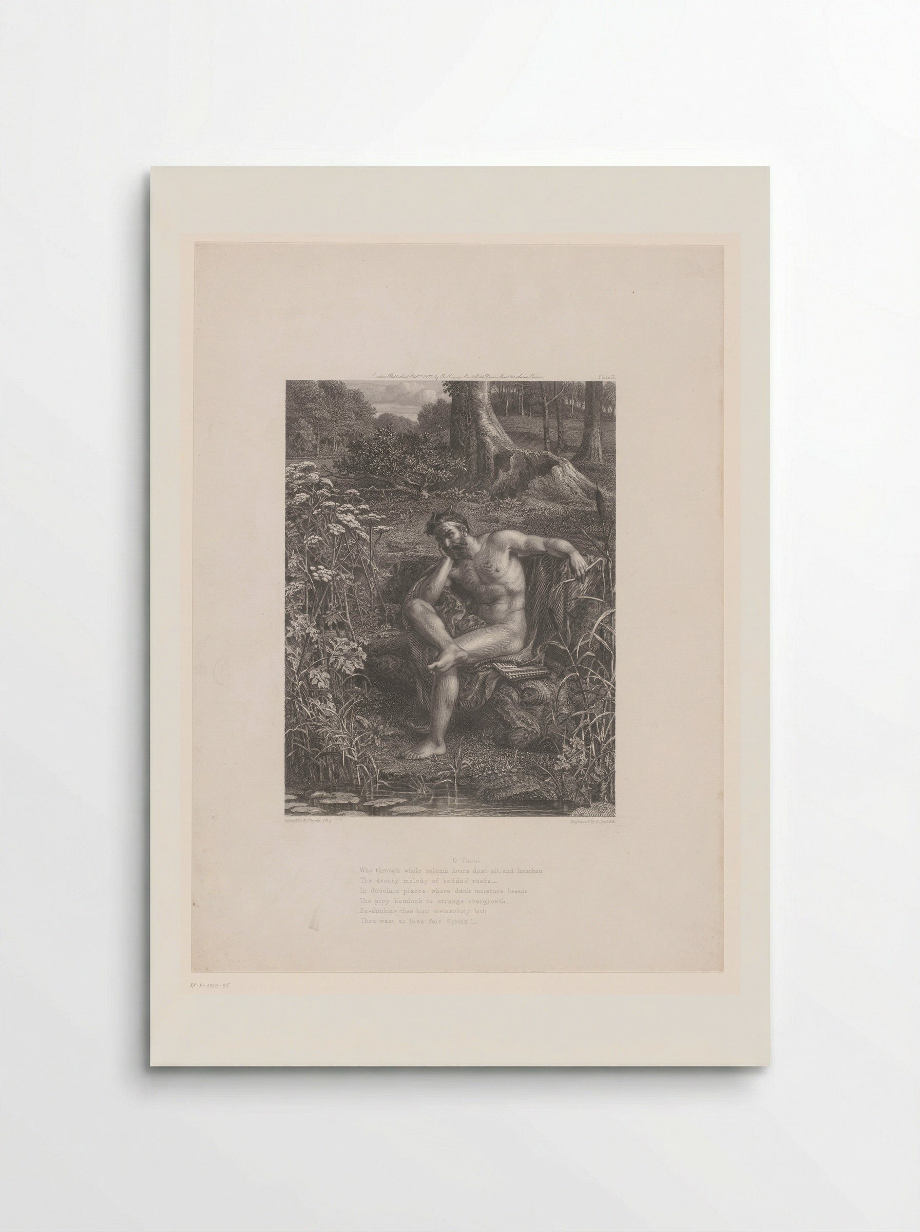 Pan and Syrinx - Edward Henry Corbould - Poster