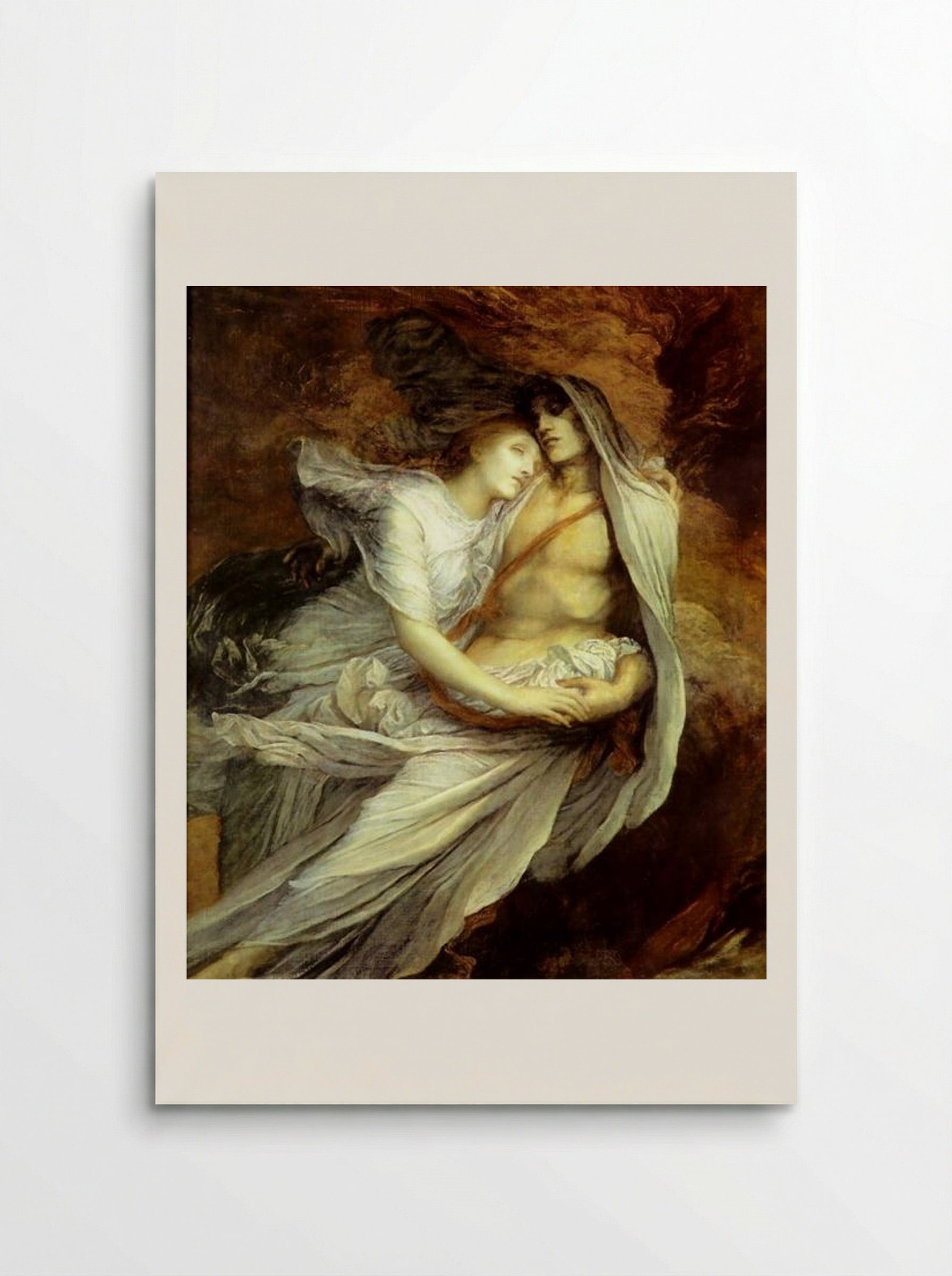 Paolo and Francesca - George Frederic Watts - Poster