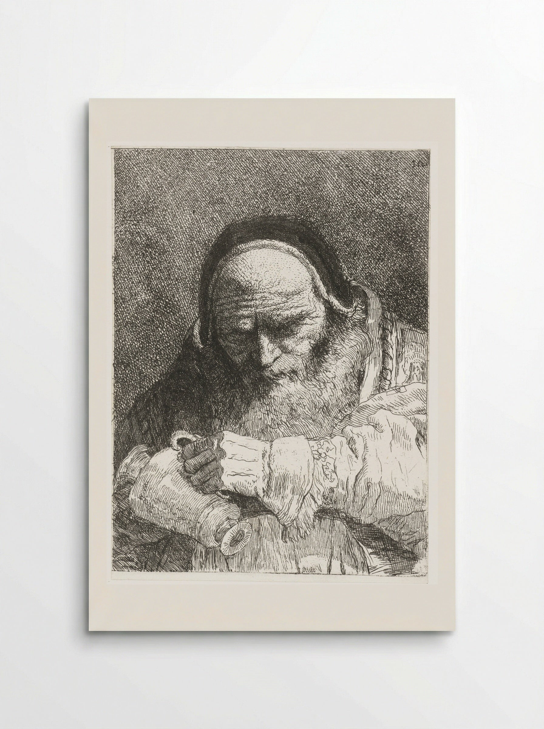 Paus met schenkkan (Man with Pitcher) - Giovanni Domenico Tiepolo - Poster