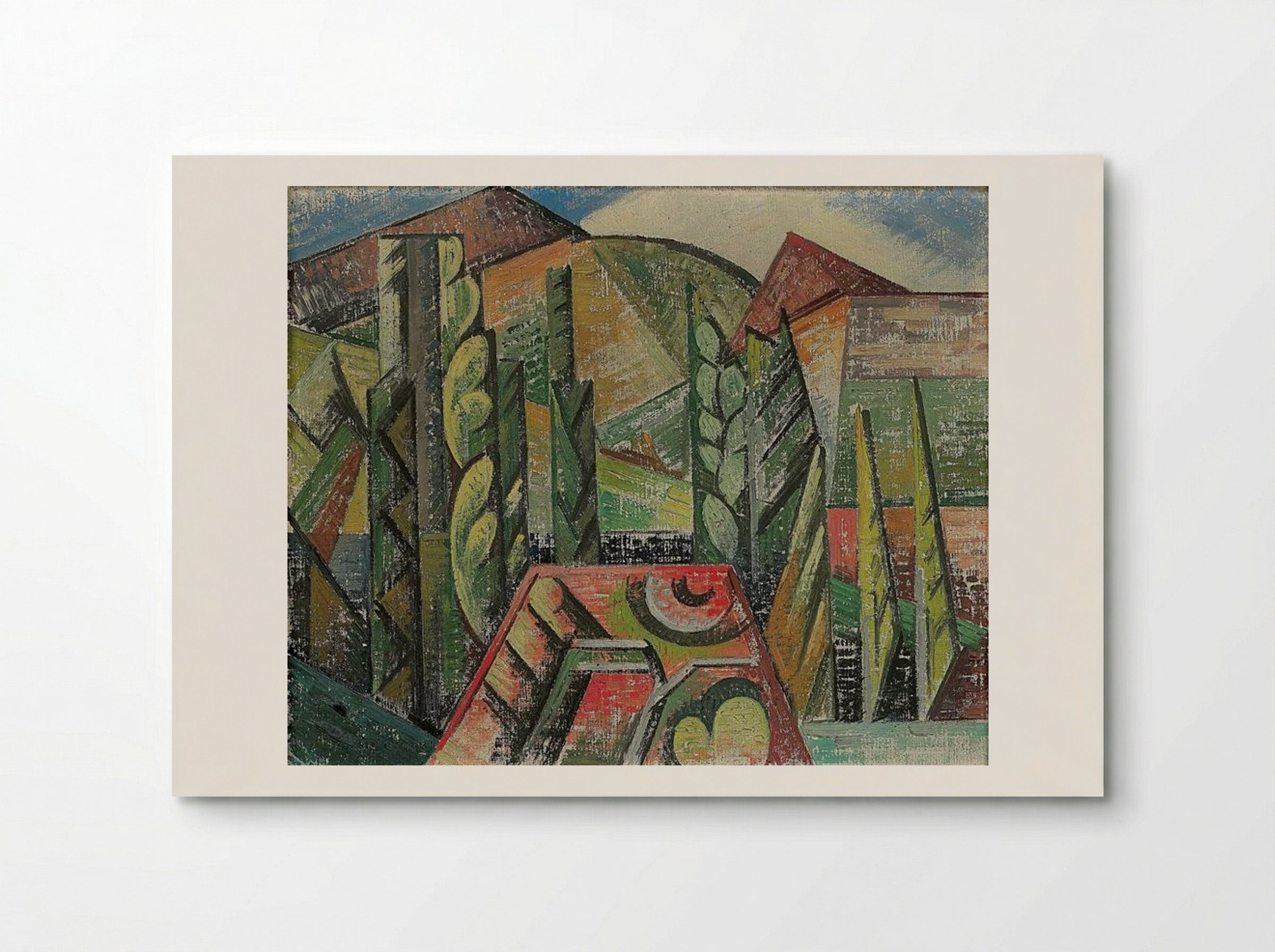 Paysage à Céret - Auguste Herbin - Poster