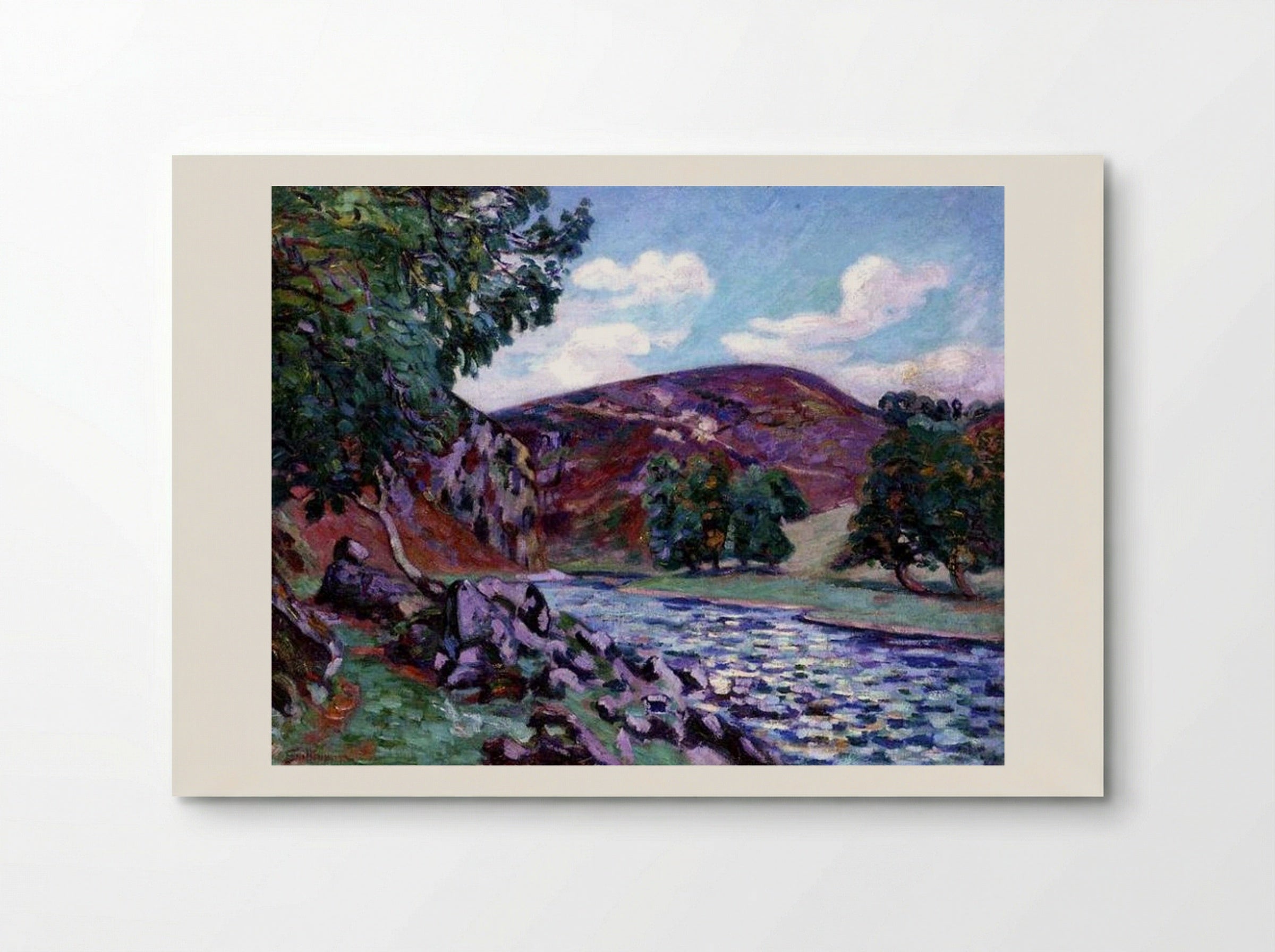 Paysage à Crozant - Armand Guillaumin - Poster
