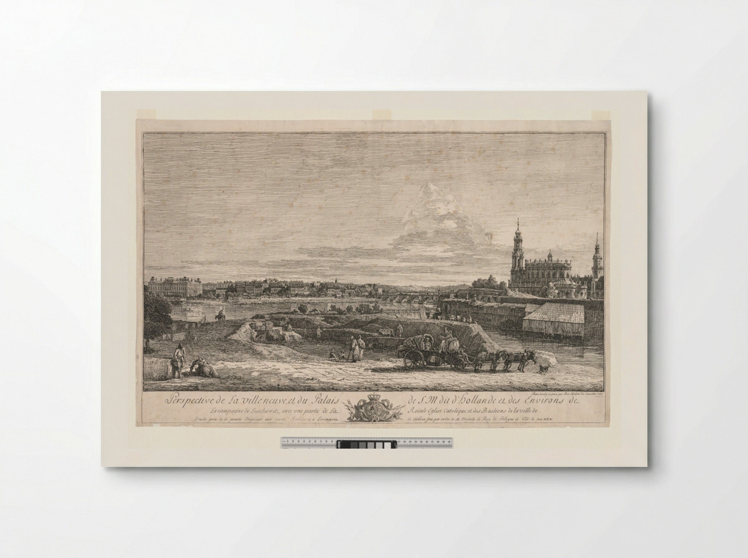 Perspective de la ville neuve - Bernardo Bellotto - Poster