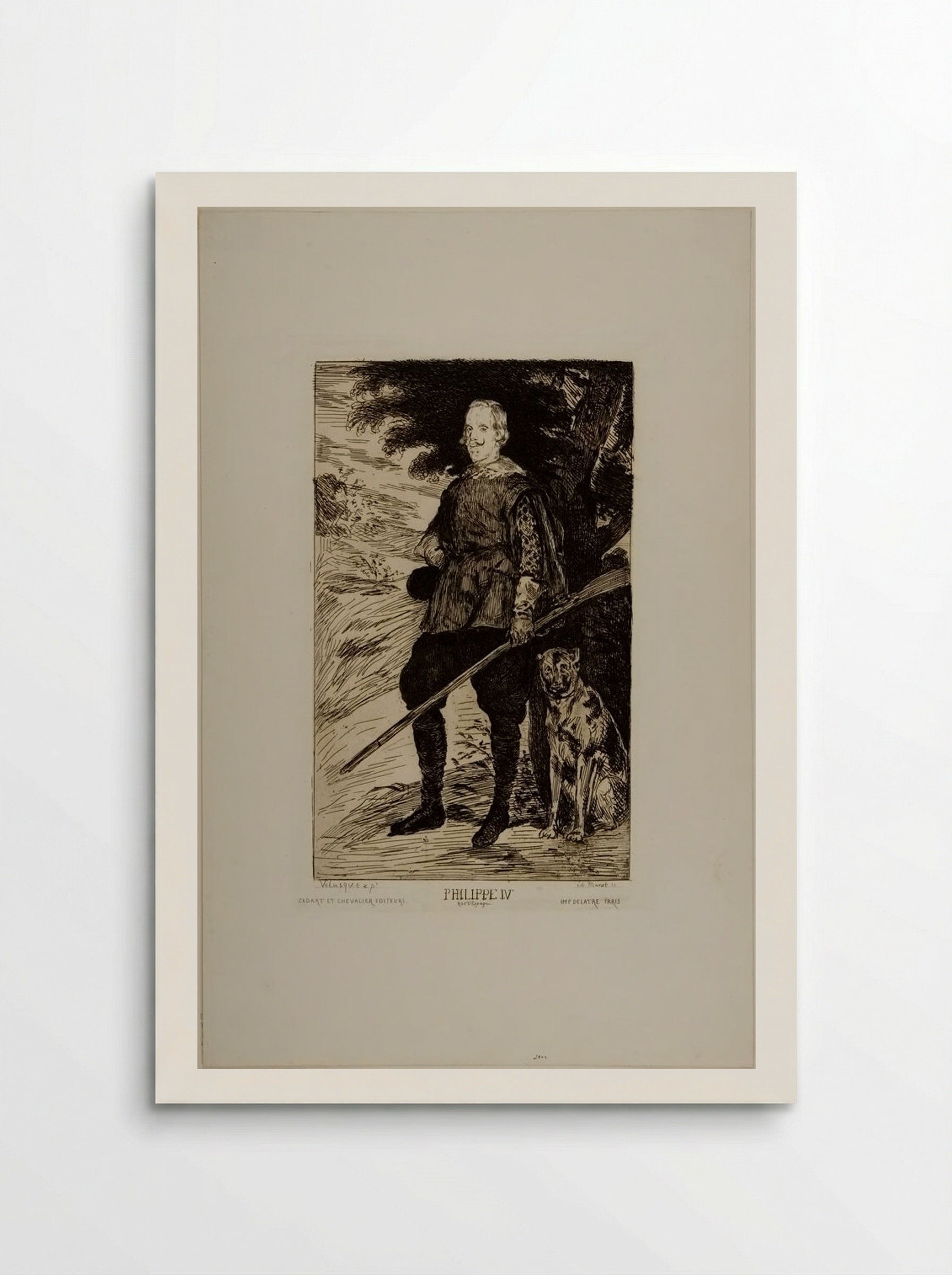 Philippe IV, after Velázquez - Édouard Manet - Poster
