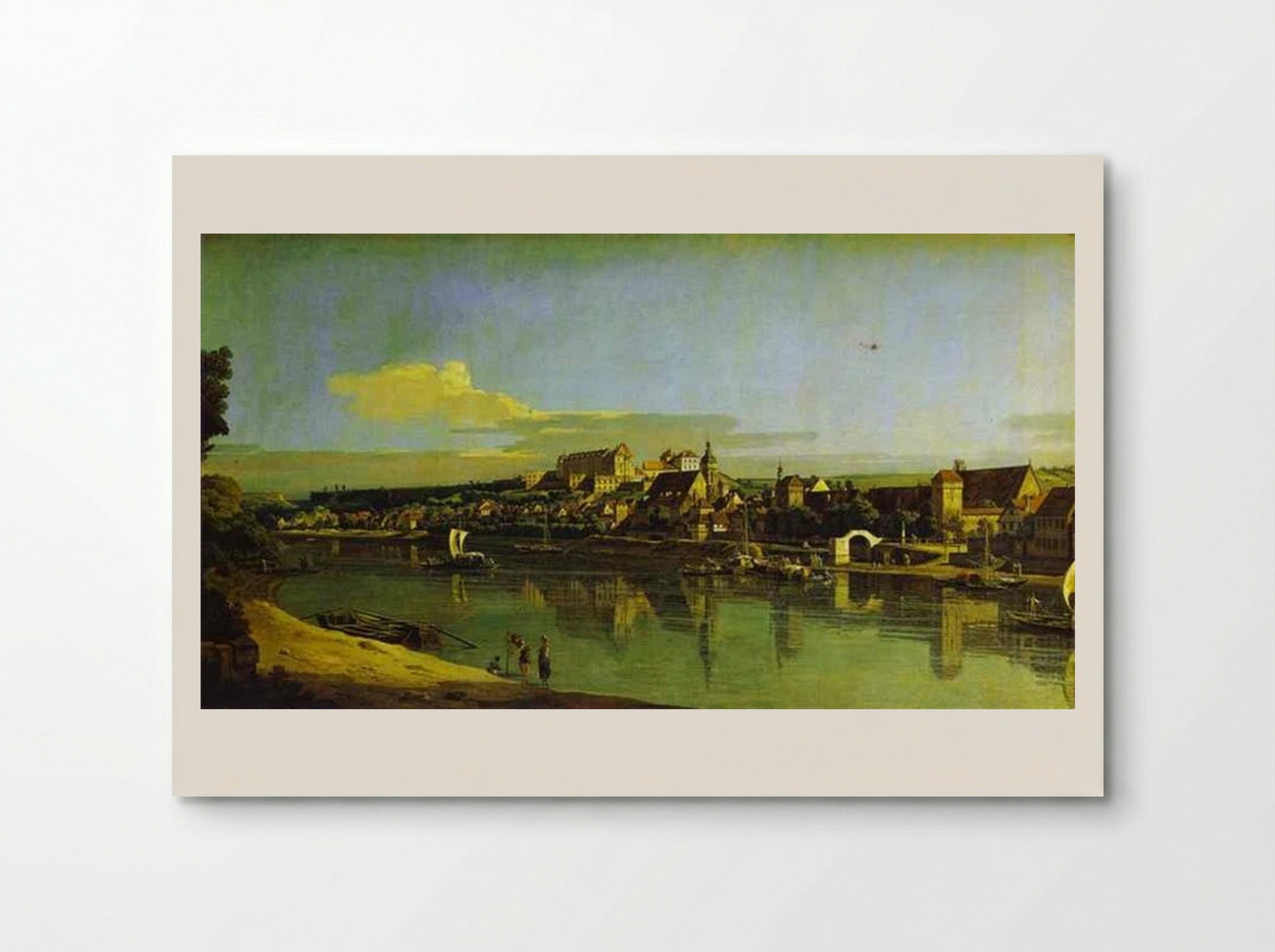 Pirna Seen from the Right Bank of the Elbe - Bernardo Bellotto - Poster