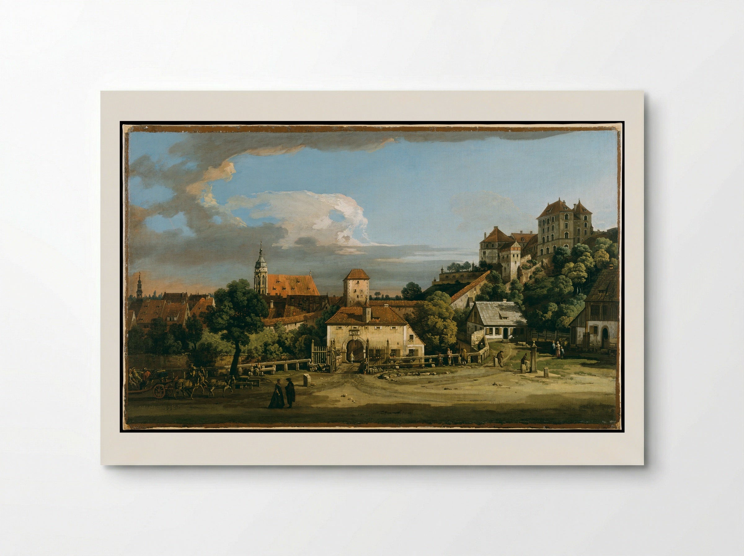 Pirna: The Obertor from the South - Bernardo Bellotto - Poster