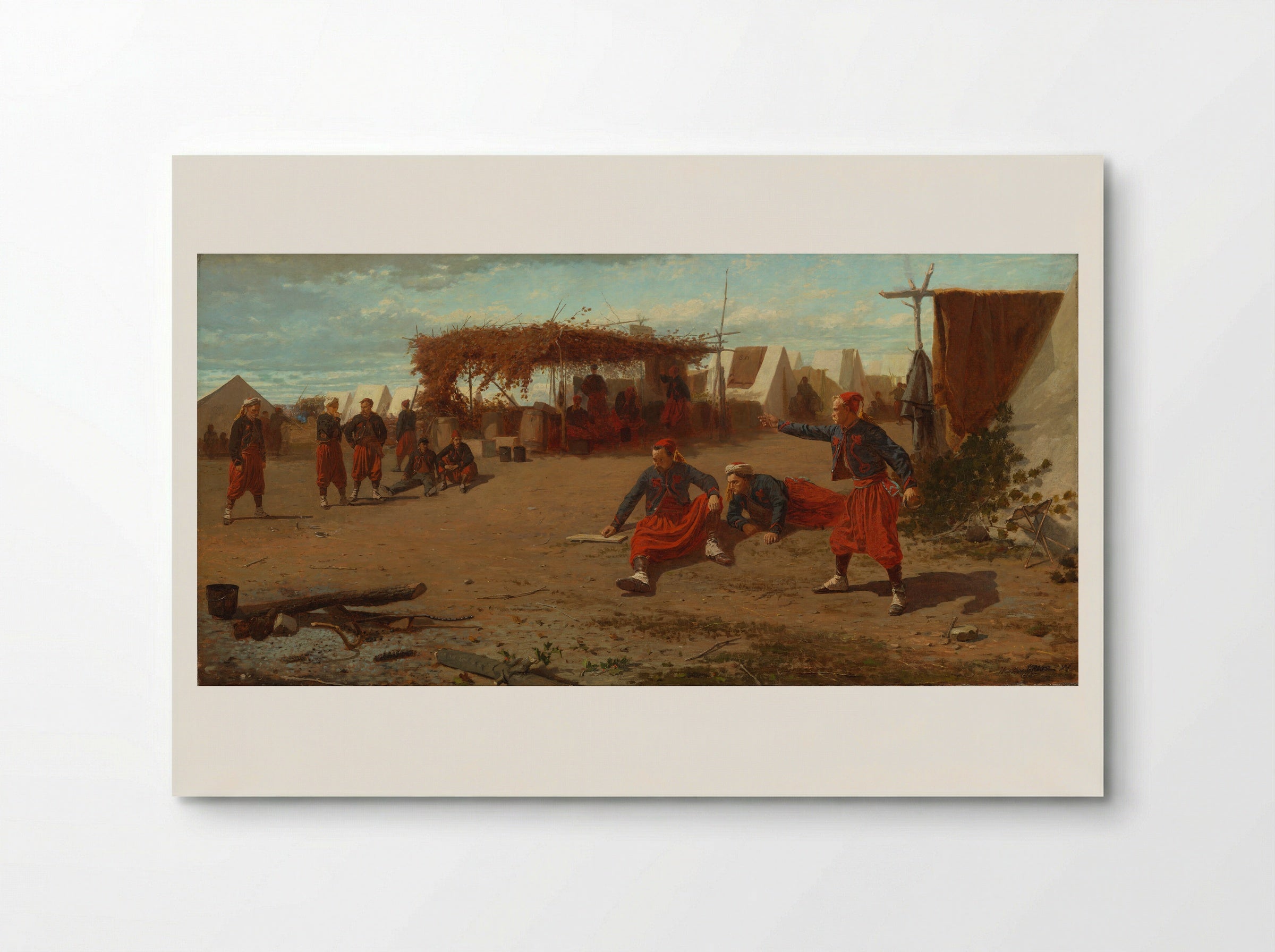 Pitching Quoits - Winslow Homer - Poster