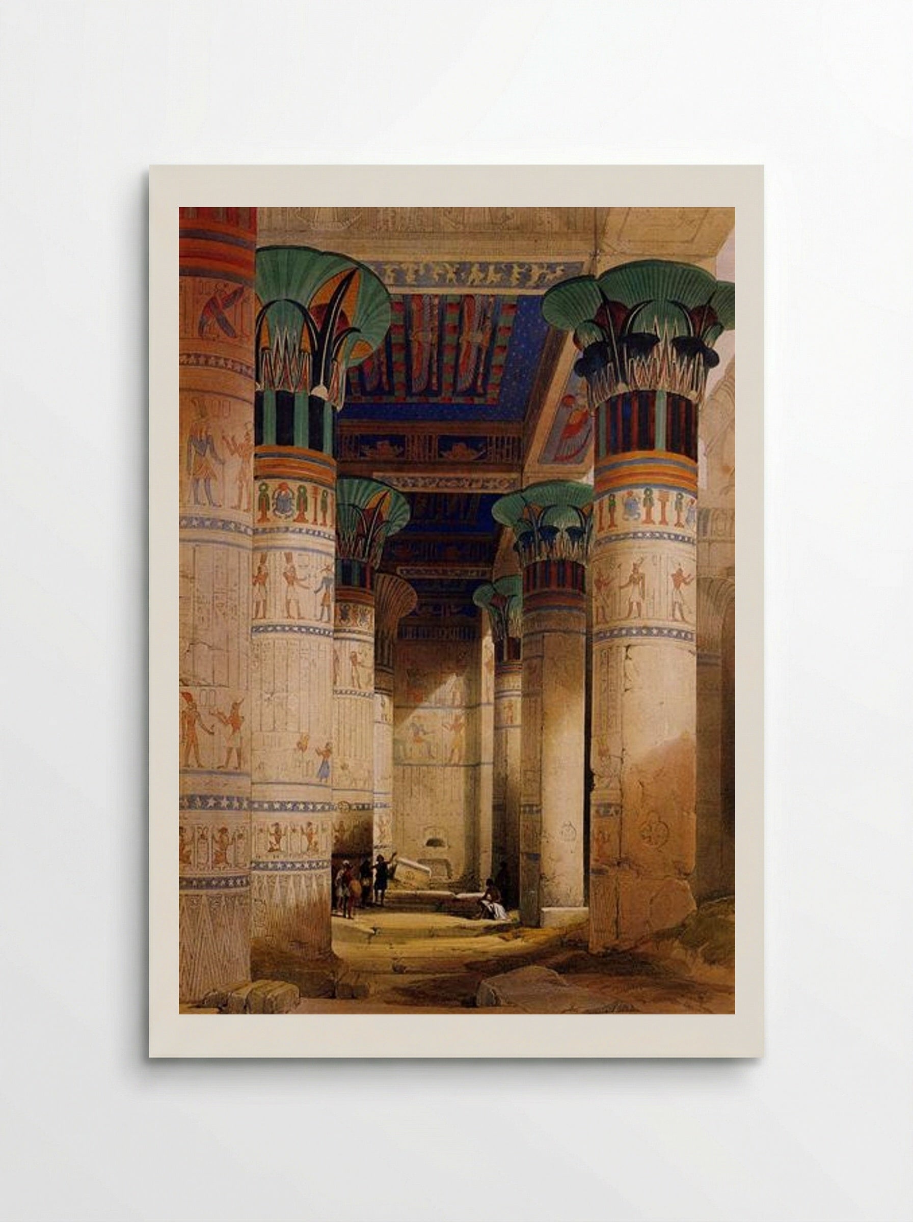 Portico of the Temple of Isis at Philae - David Roberts - Poster