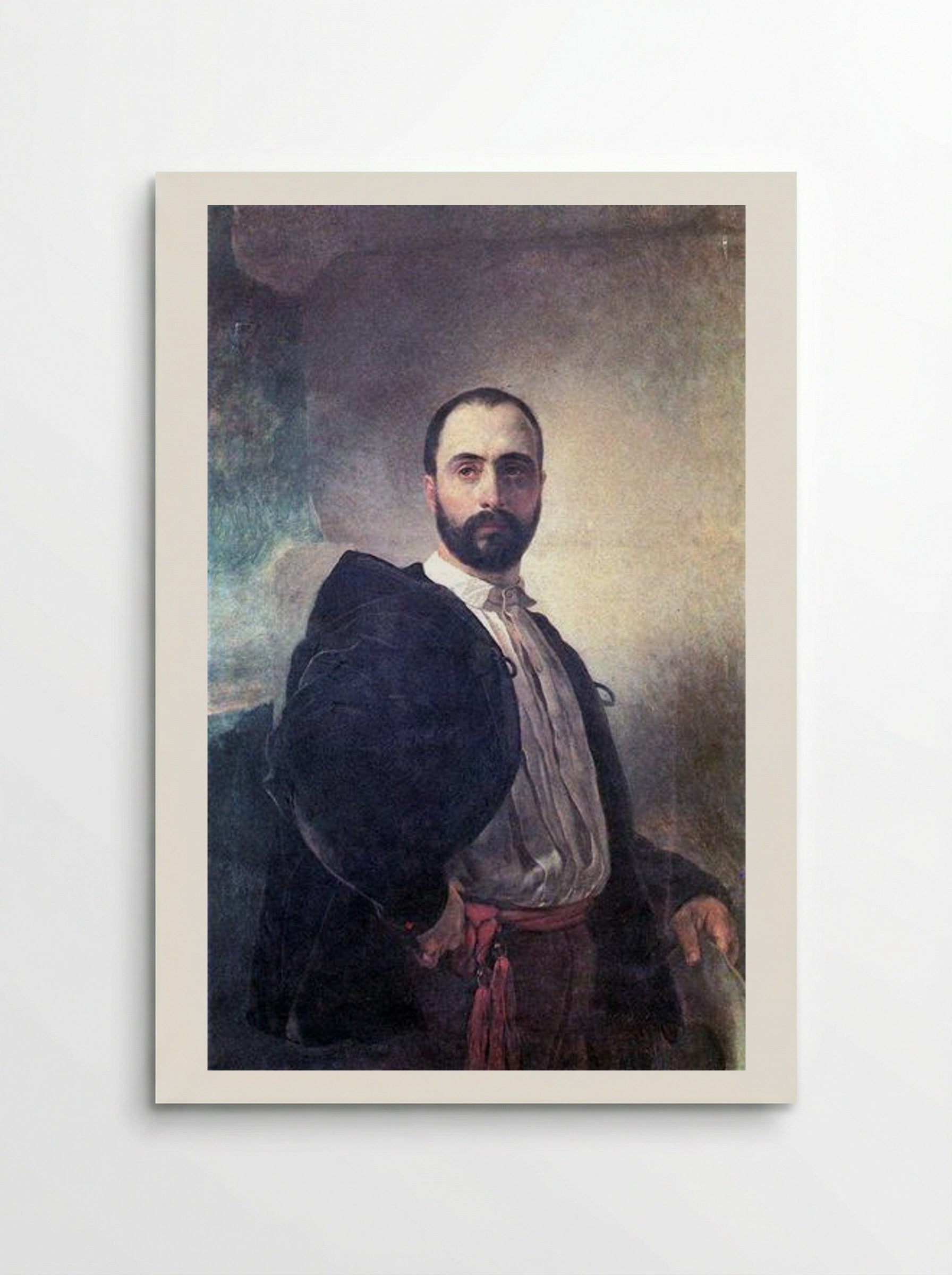 Portrait of Angelo Tittoni - Karl Bryullov - Poster