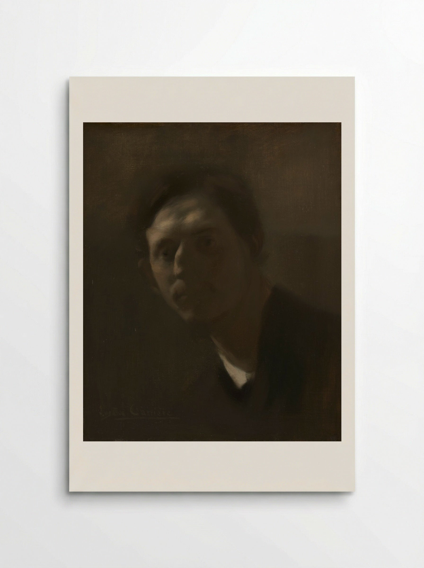 Portrait of Armand Berton - Eugène Carrière - Poster