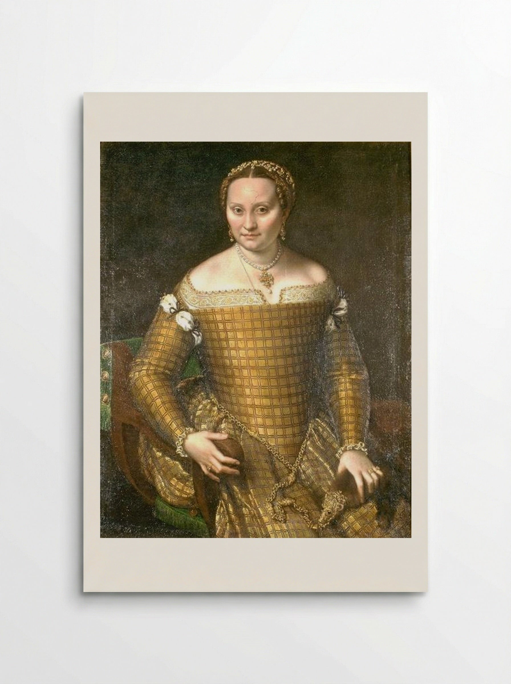 Portrait of Bianca Ponzoni Anguissola - Sofonisba Anguissola - Poster