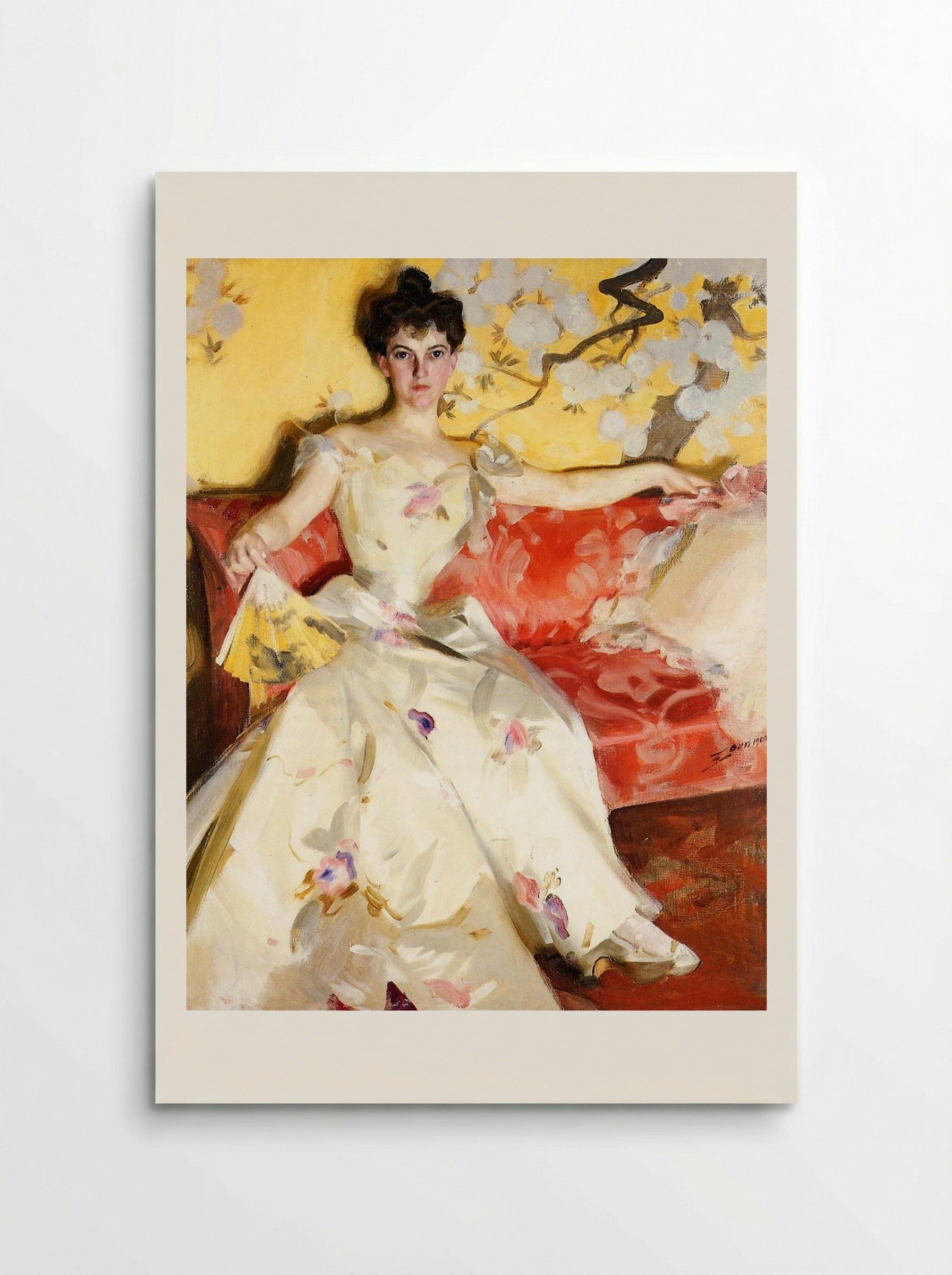 Portrait of Elizabeth Sherman Cameron - Anders Zorn - Poster