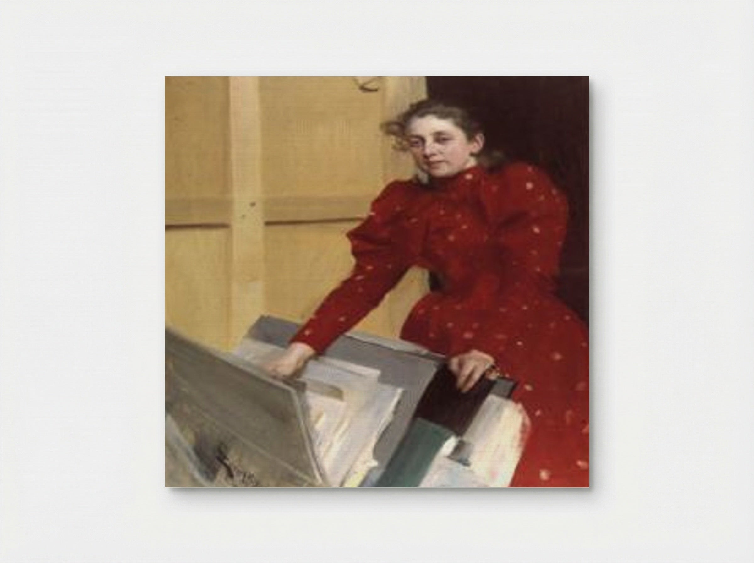 Portrait of Emma in the Paris Studio - Anders Zorn - Poster
