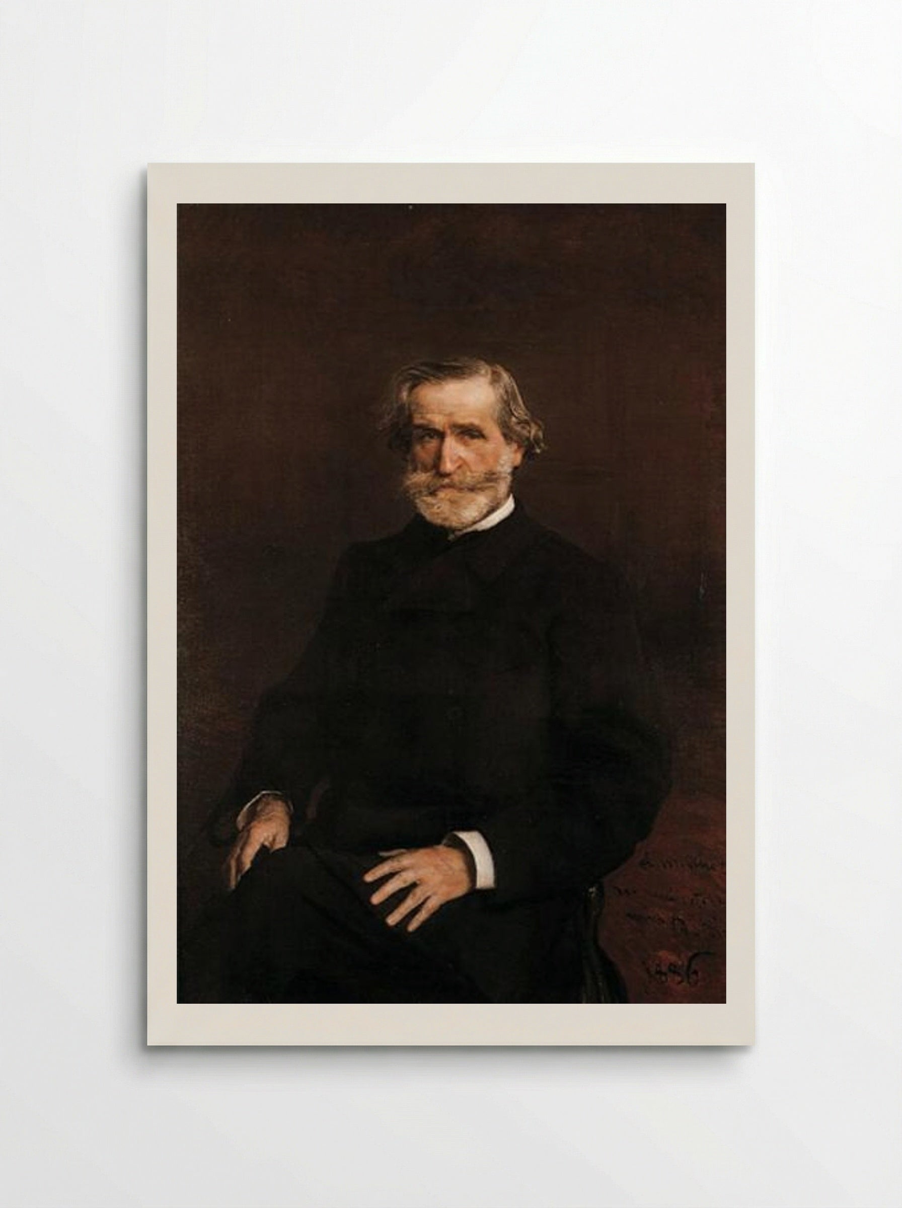 Portrait of Giuseppe Verdi - Giovanni Boldini - Poster