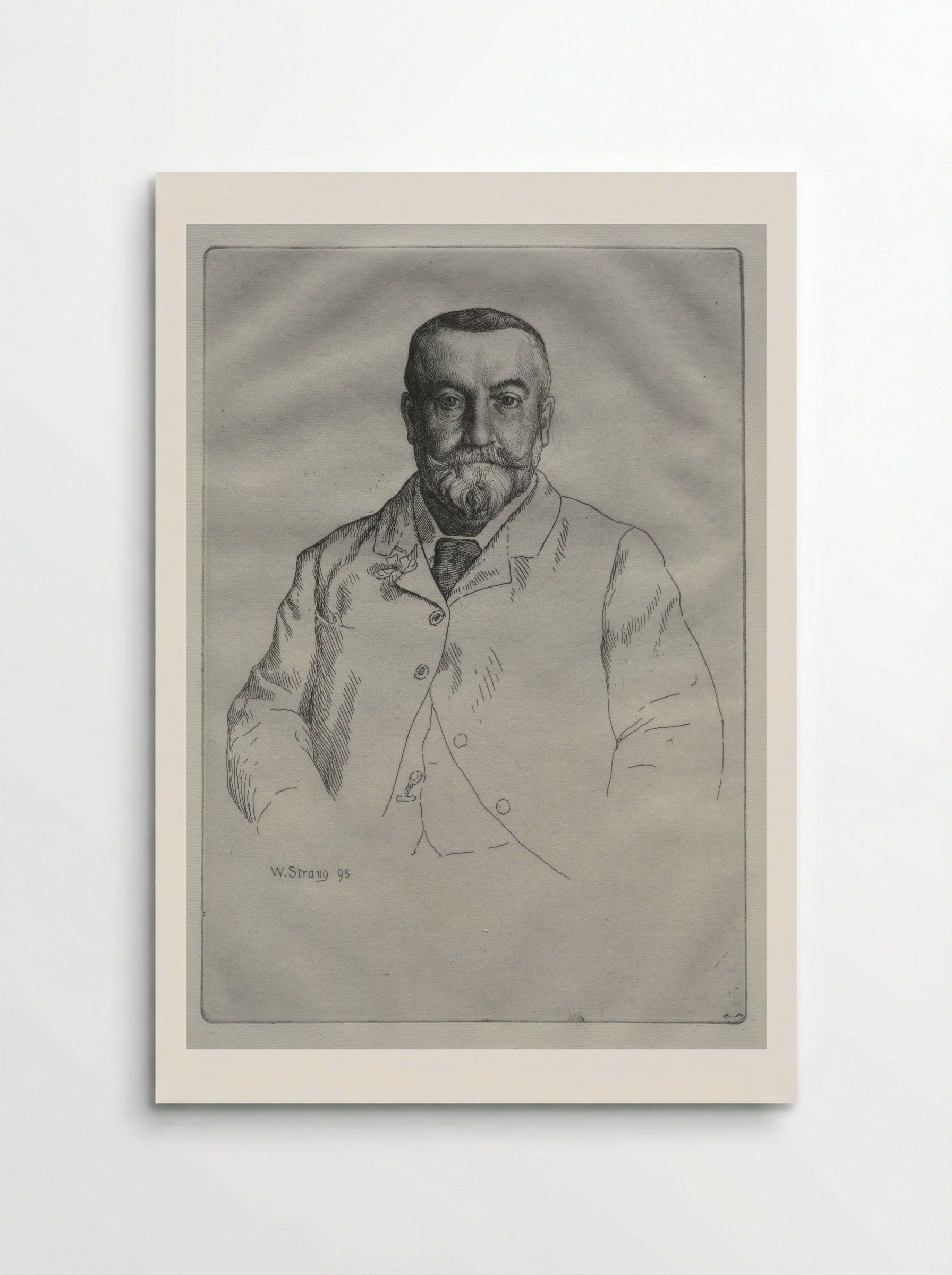 Portrait of H. Cock - William Strang - Poster