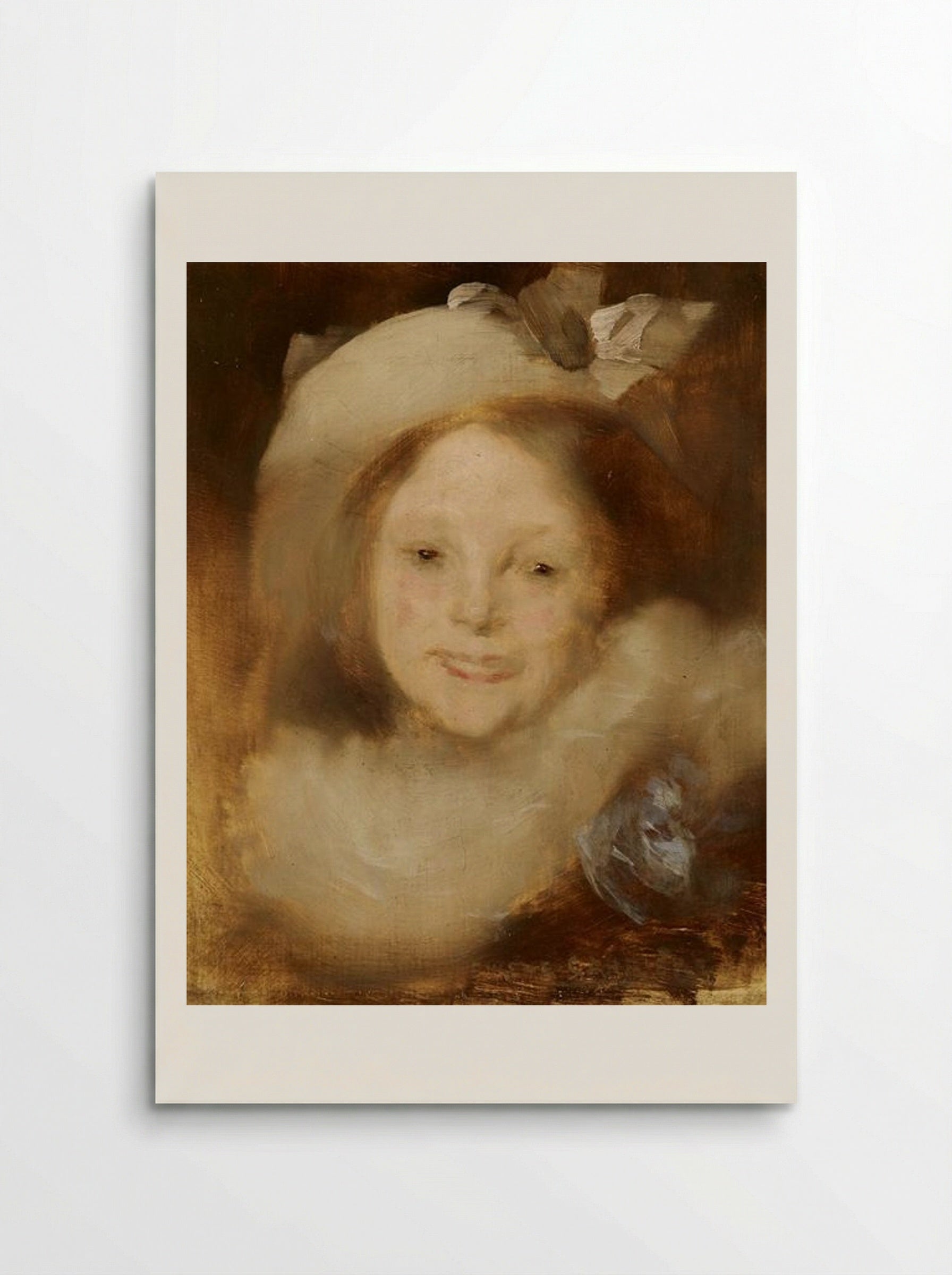 Portrait of Lise Carrière - Eugène Carrière - Poster