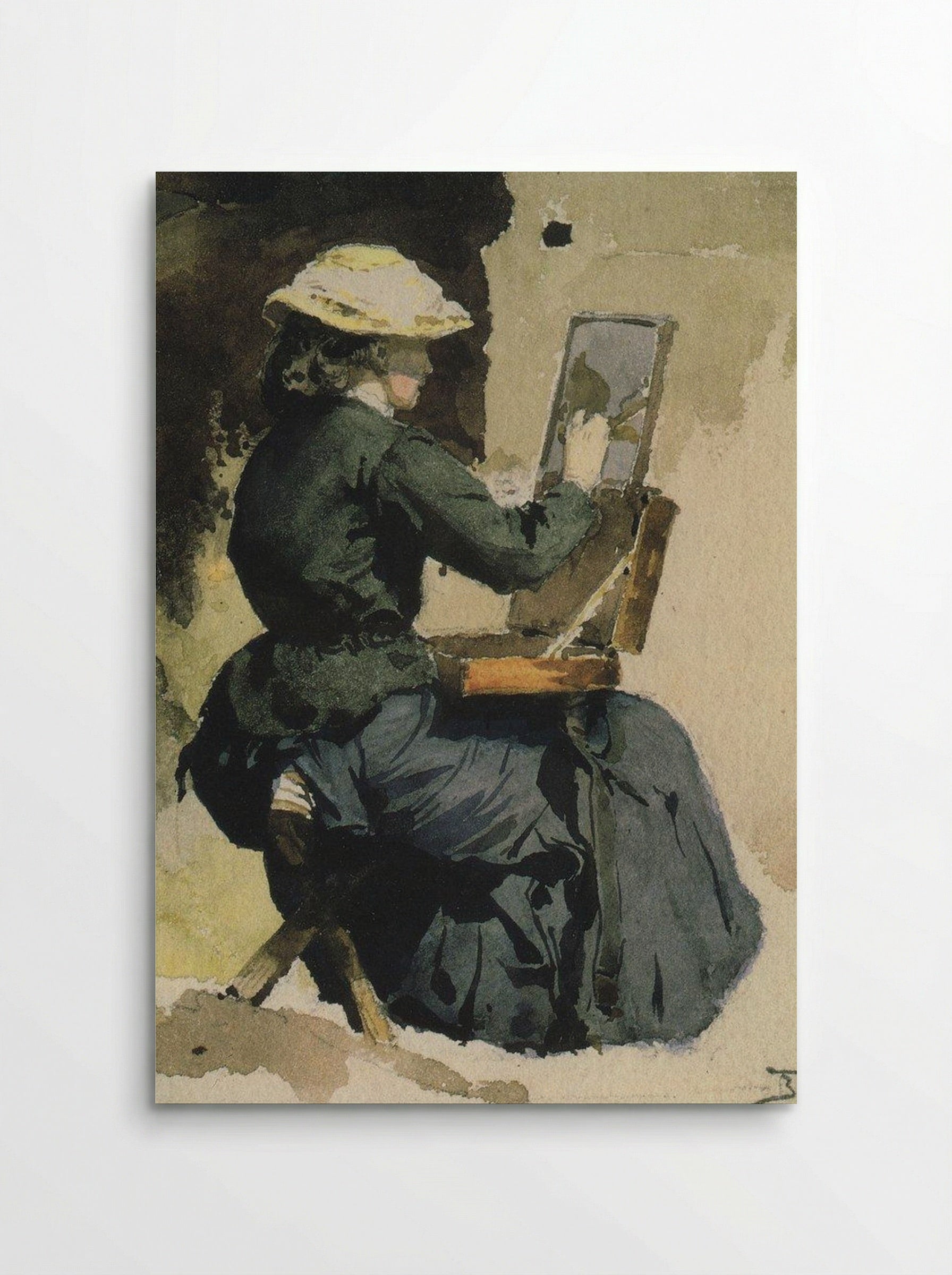 Portrait of N. Yakunchikova - Vasily Polenov - Poster